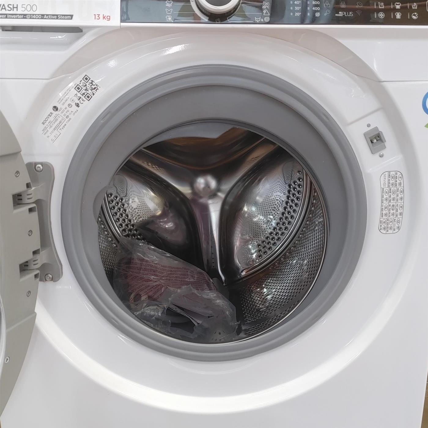 Lavatrice Hoover H-WASH 500 HWE 413AMBS/1-S Carica frontale 13 kg 1400 giri Bianco