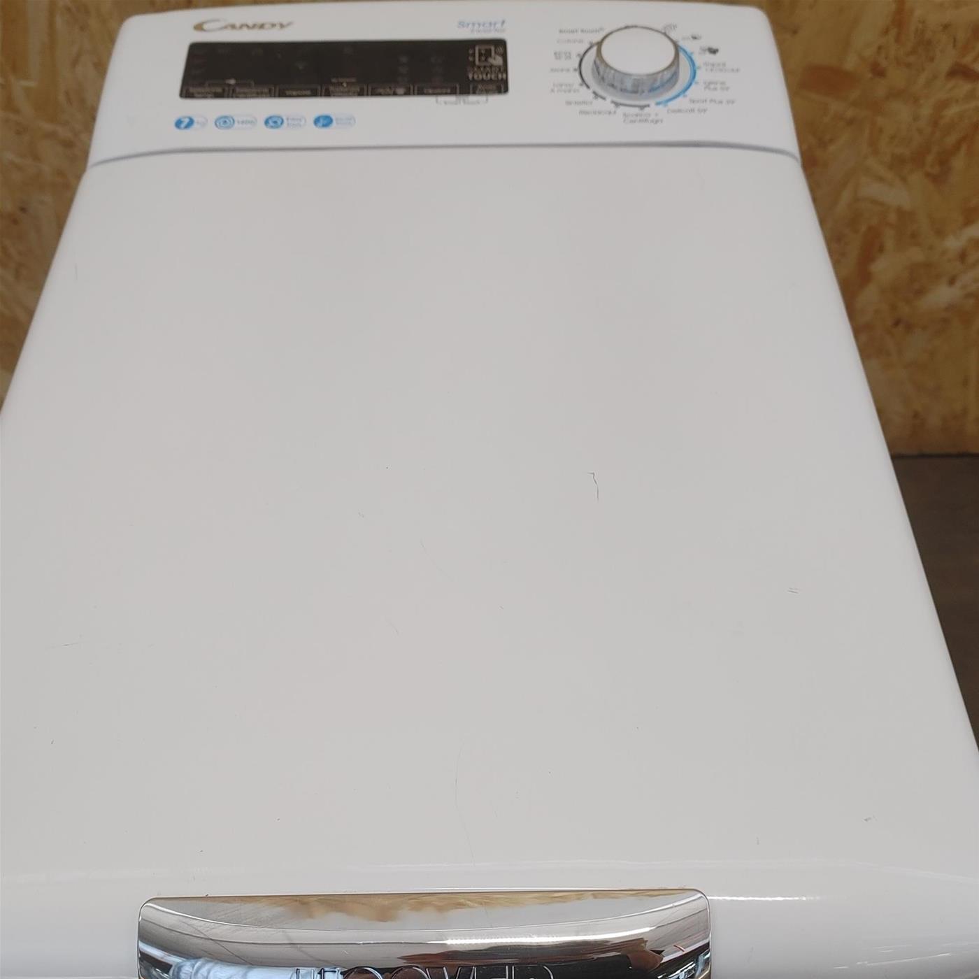 Candy Smart Inverter CSTSG47TMVE/1-11 lavatrice Caricamento dall'alto 7 kg 1400 Giri/min Bianco