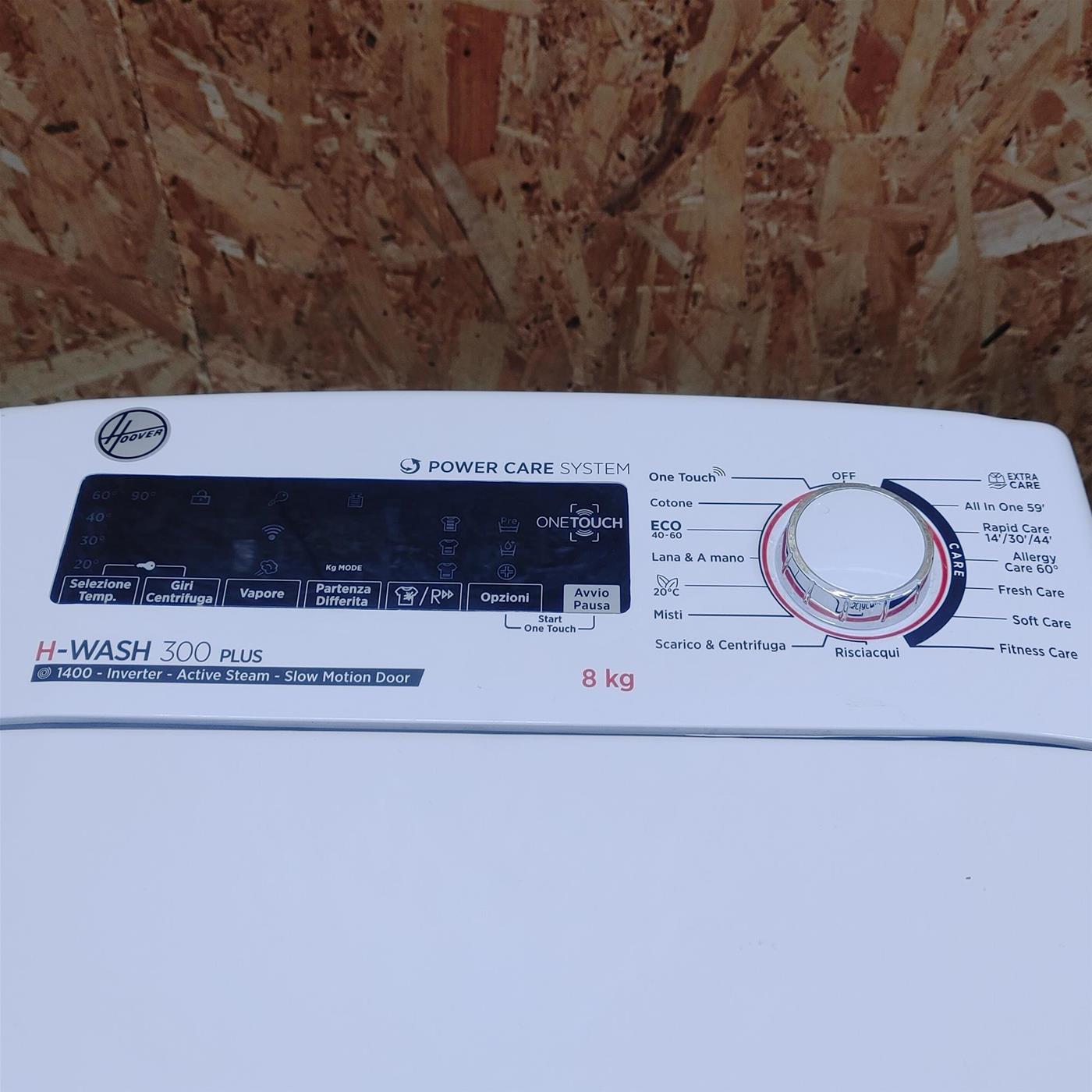 Hoover H-WASH 300 PLUS H3TSM48TAMCE-11 lavatrice Caricamento dall'alto 8 kg 1400 Giri/min B Bianco