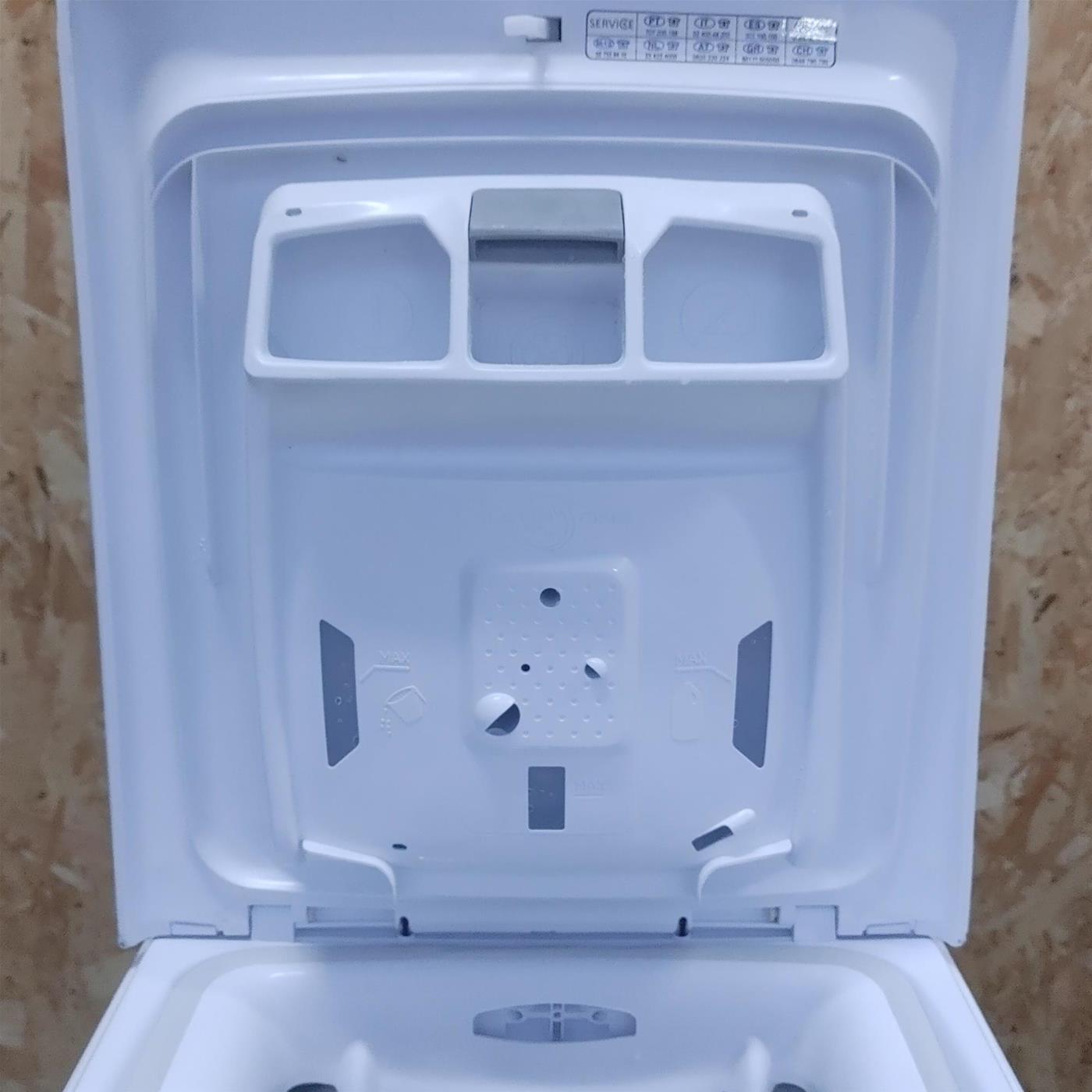 Hoover H-WASH 300 PLUS H3TSM48TAMCE-11 lavatrice Caricamento dall'alto 8 kg 1400 Giri/min B Bianco