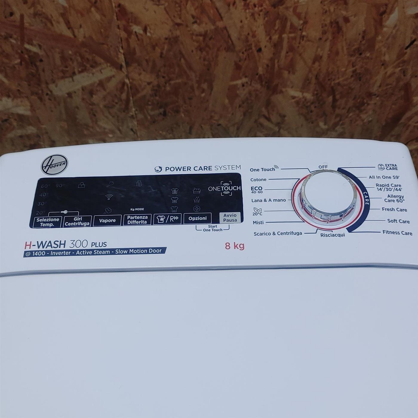 Hoover H-WASH 300 PLUS H3TSM48TAMCE-11 lavatrice Caricamento dall'alto 8 kg 1400 Giri/min B Bianco