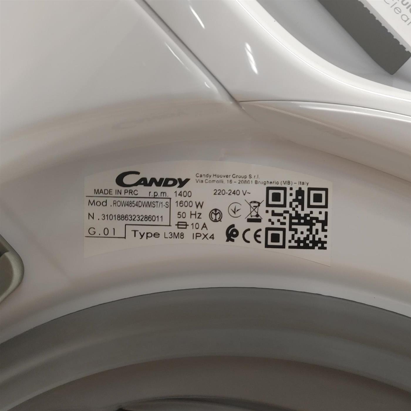 Lavasciuga Candy RapidÓ ROW4854DWMST/1-S Lavasciuga, D