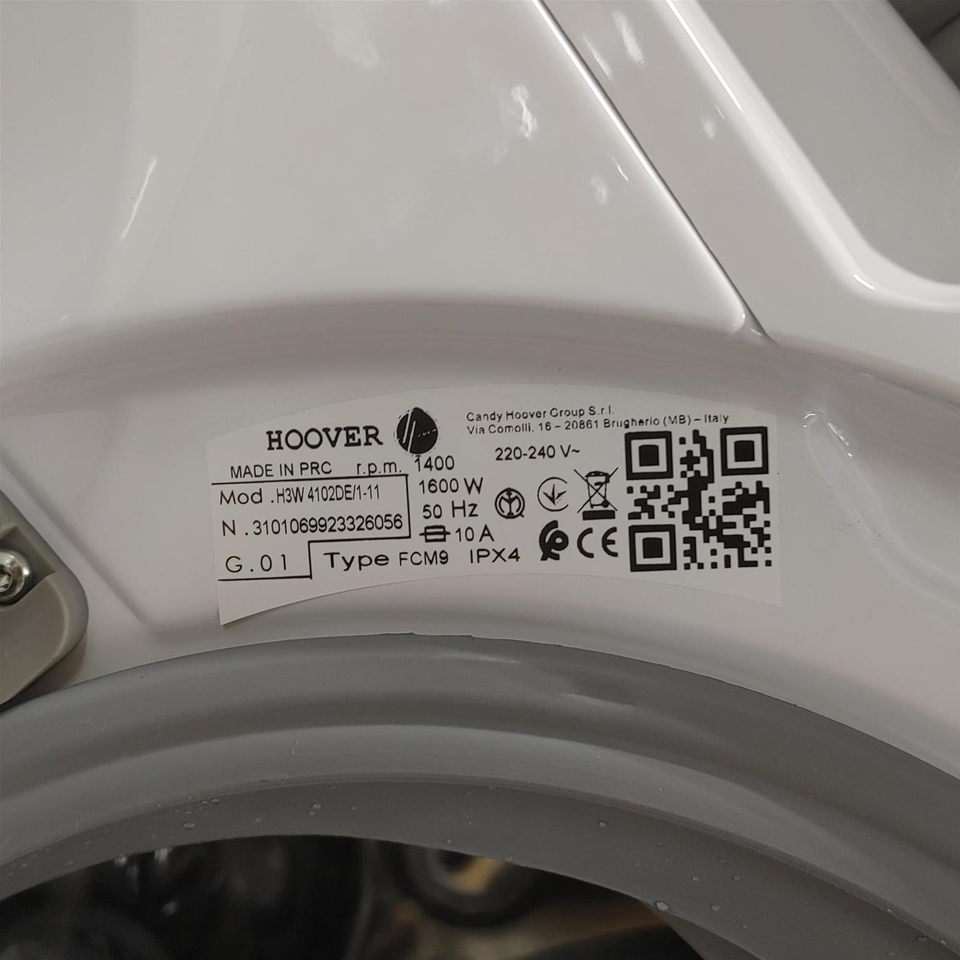 Hoover Lavatrice H3W 4102DE/1-11 carica frontale 10 Kg Classe E
