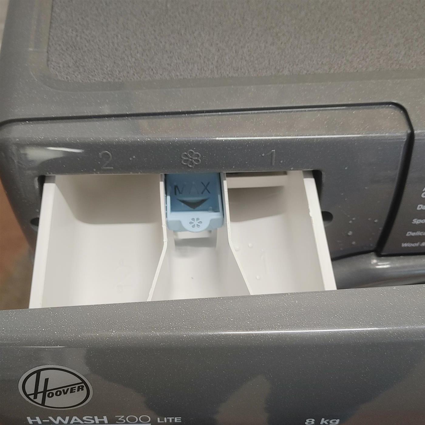 Lavatrice Hoover H-WASH 300 LITE H3W 48TGGE-80 Caricamento frontale 8 kg 1400 Giri/min Antracite