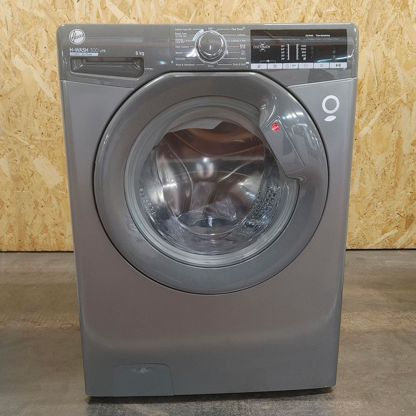 Lavatrice Hoover H-WASH 300 LITE H3W 48TGGE-80 Caricamento frontale 8 kg 1400 Giri/min Antracite