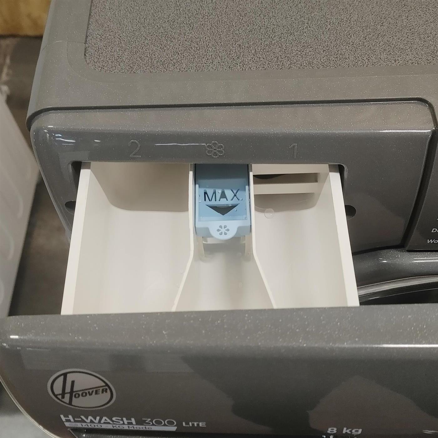 Lavatrice Hoover H-WASH 300 LITE H3W 48TGGE-80 Caricamento frontale 8 kg 1400 Giri/min Antracite