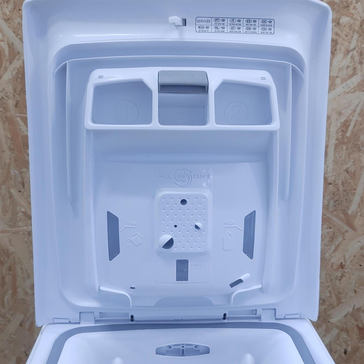 Hoover H-WASH 300 PLUS H3TSM48TAMCE-11 lavatrice Caricamento dall'alto 8 kg 1400 Giri/min B Bianco