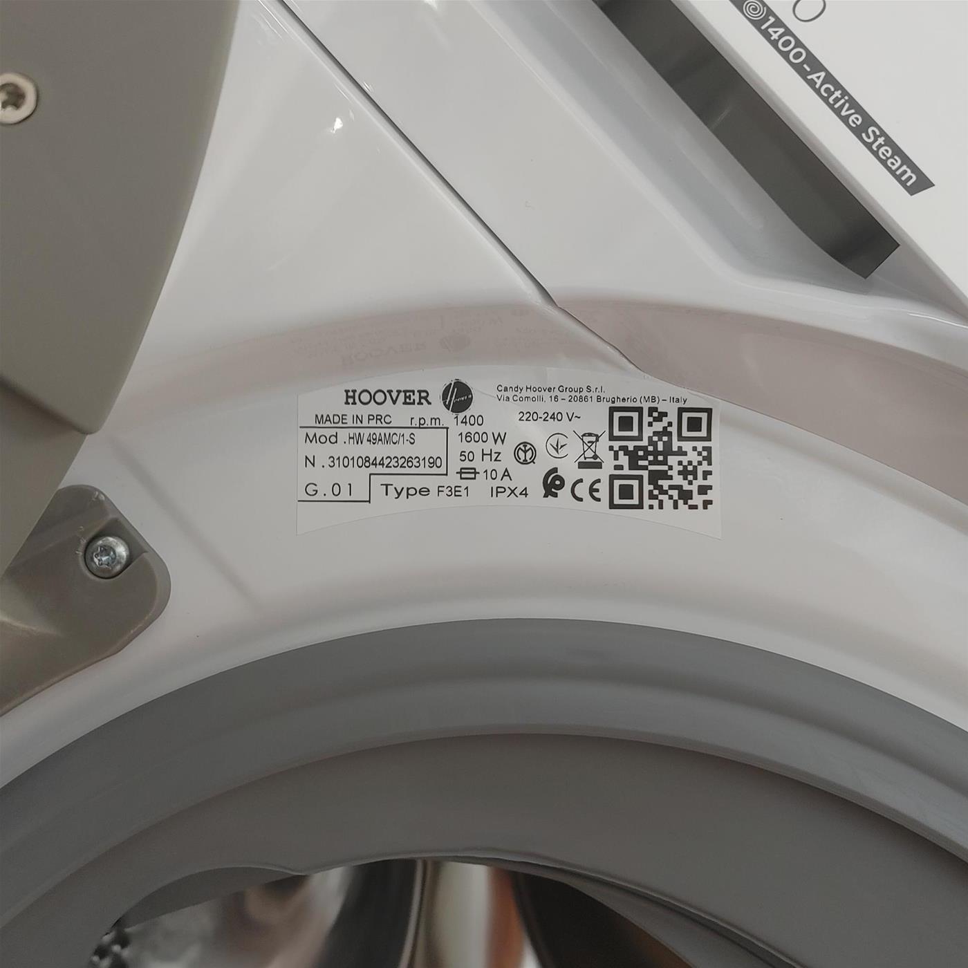 Hoover HW49AMC/1-S Lavatrice 9 Kg Classe A