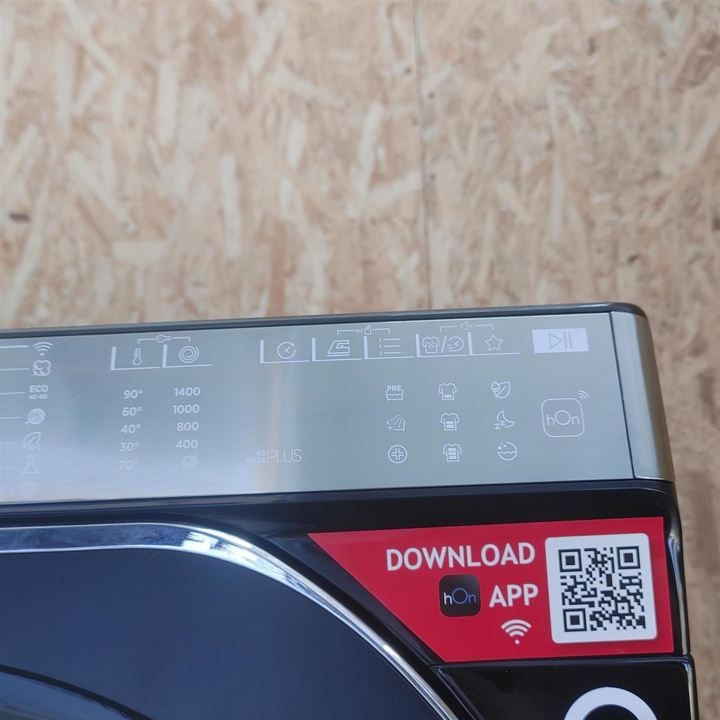 Hoover H-WASH 550 , Lavatrice Slim 7kg, Classe A-20%, 1400 Giri, Nero, H5WPB447AMBCB8-S