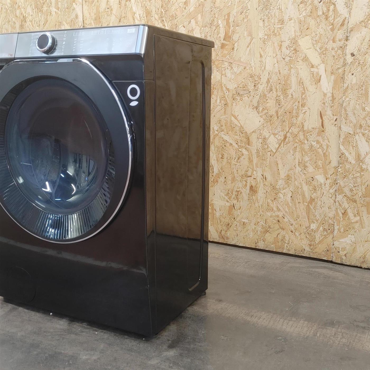 Hoover H-WASH 550 , Lavatrice Slim 7kg, Classe A-20%, 1400 Giri, Nero, H5WPB447AMBCB8-S