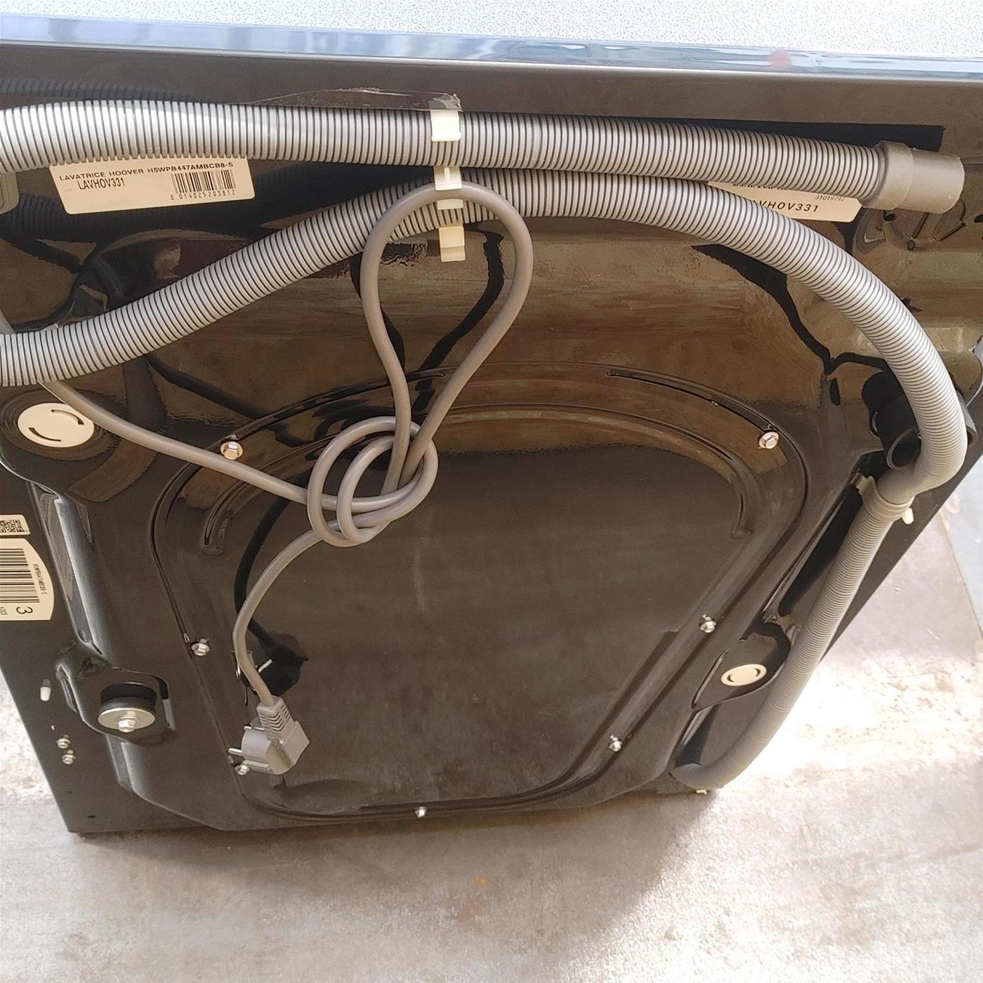 Hoover H-WASH 550 , Lavatrice Slim 7kg, Classe A-20%, 1400 Giri, Nero, H5WPB447AMBCB8-S