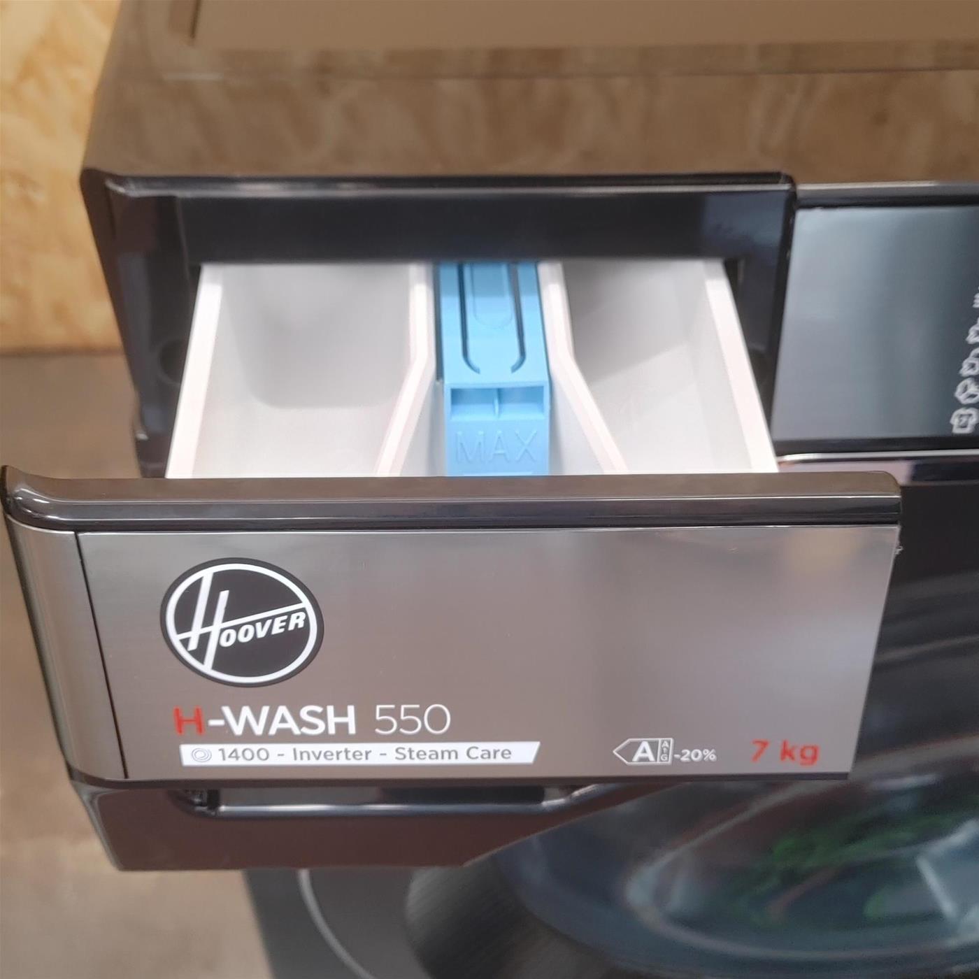 Lavatrice Hoover H-WASH 550 H5WPB447AMBCB8-S Carica frontale 7 kg 1400 giri Nero