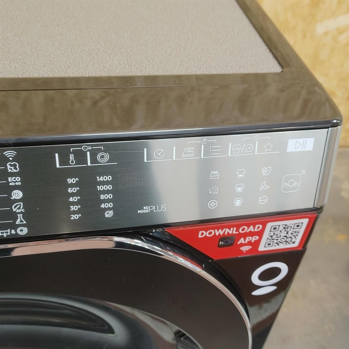 Hoover H-WASH 550 , Lavatrice Slim 7kg, Classe A-20%, 1400 Giri, Nero, H5WPB447AMBCB8-S