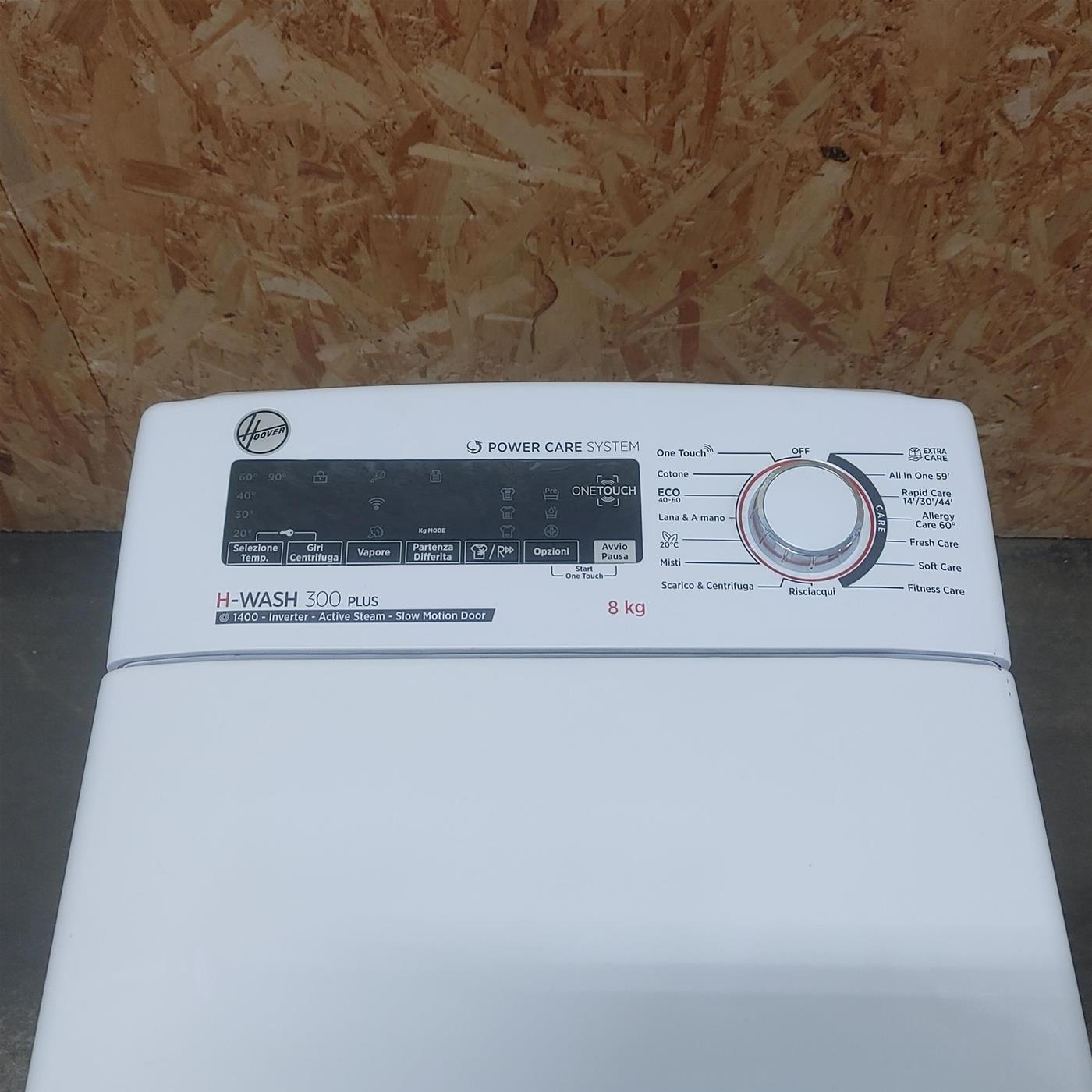 Lavatrice Hoover H-WASH 300 PLUS H3TSM48TAMCE Caricamento dall'alto 8 kg 1400 Giri/min B Bianco