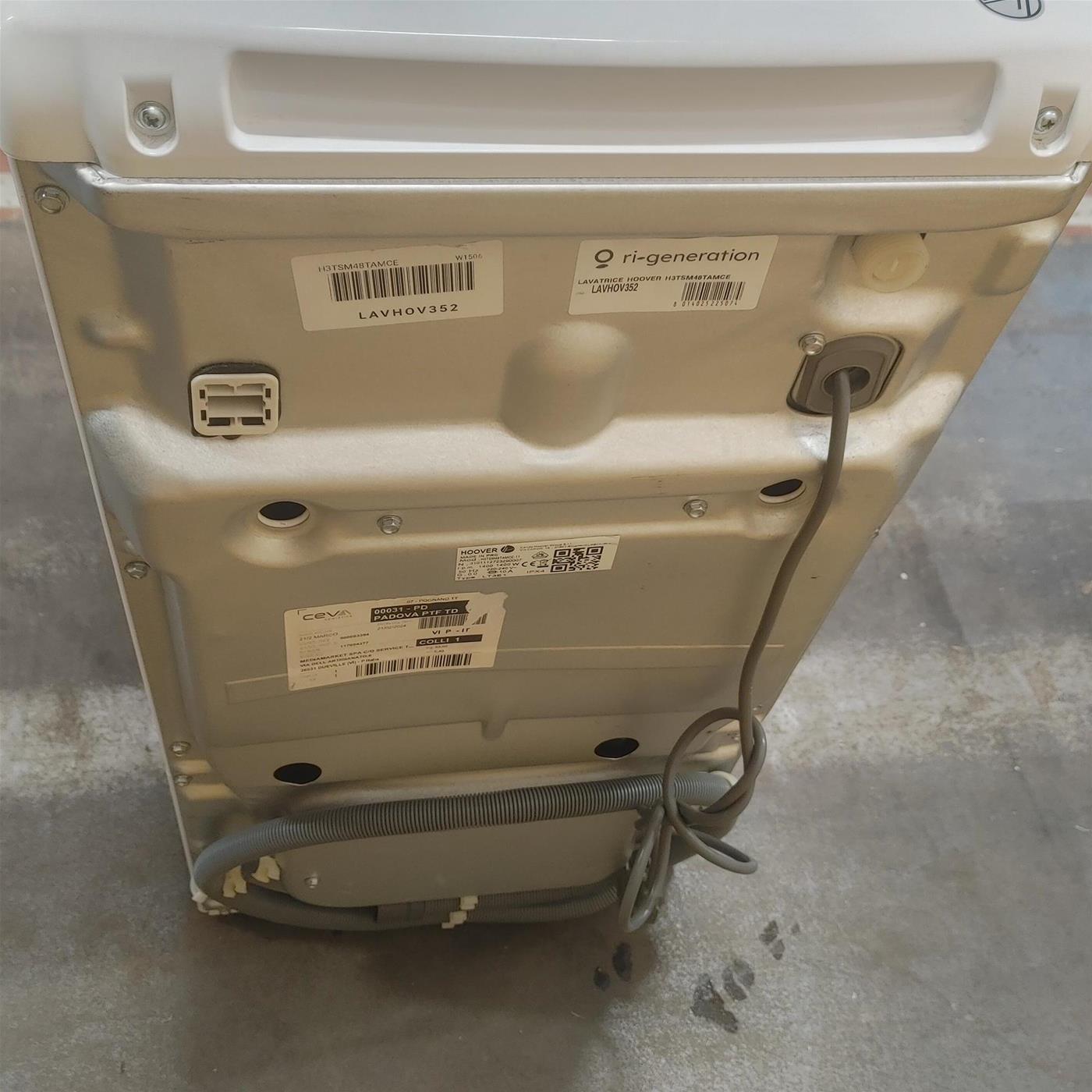 Lavatrice Hoover H-WASH 300 PLUS H3TSM48TAMCE Caricamento dall'alto 8 kg 1400 Giri/min B Bianco