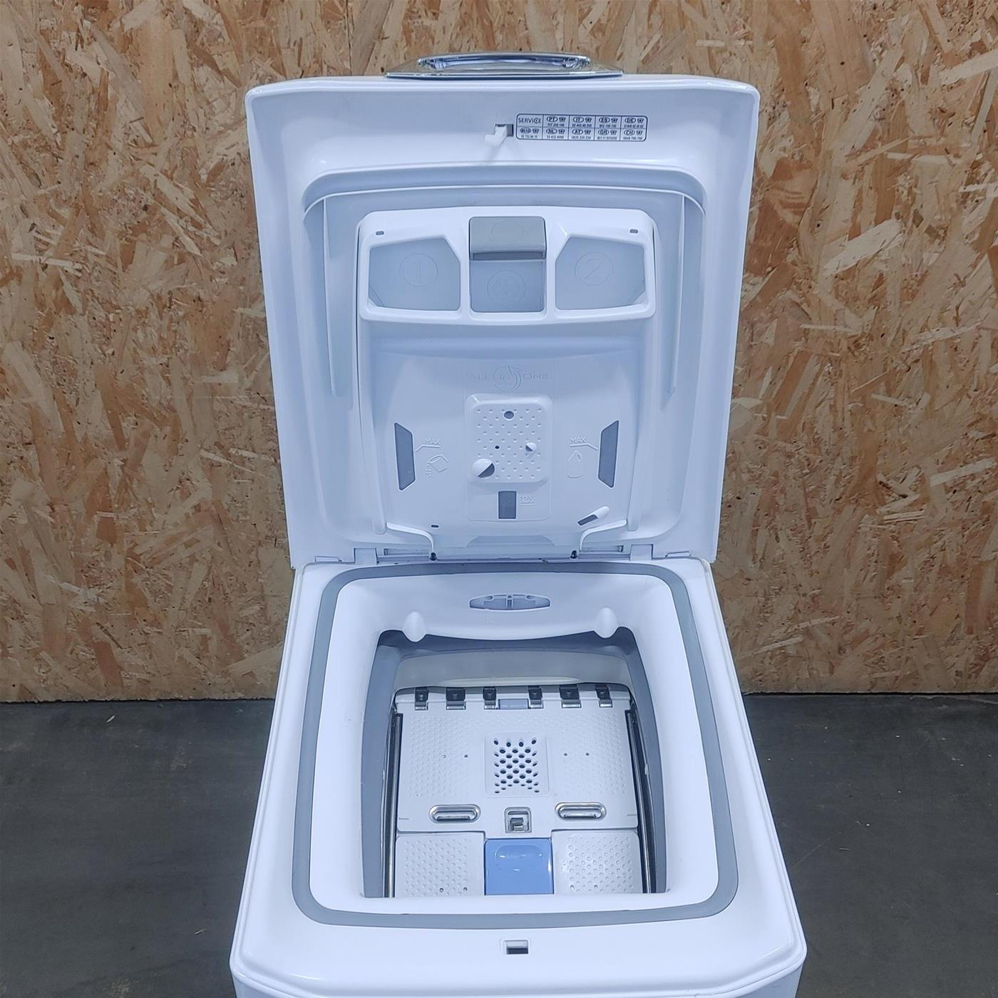 Lavatrice Hoover H-WASH 300 PLUS H3TSM48TAMCE-11 Carica dall'alto 8 kg 1400 giri Bianco