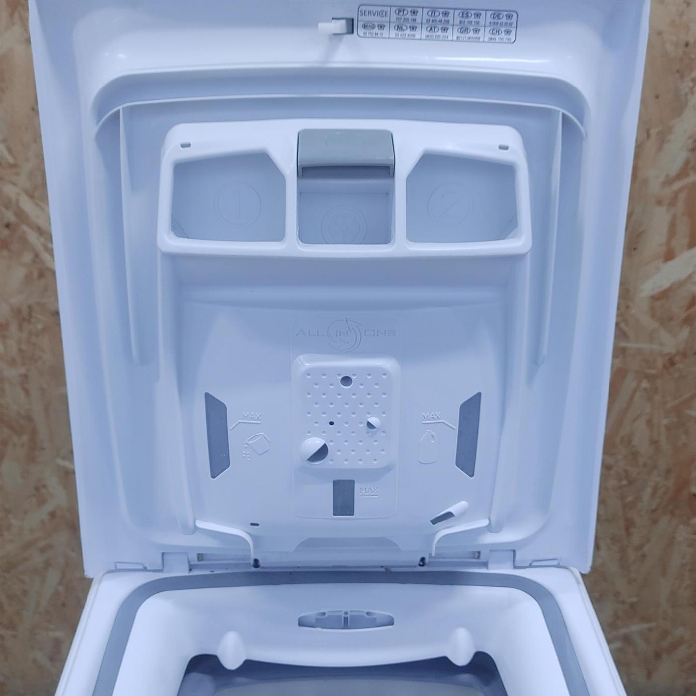 Lavatrice Hoover H-WASH 300 PLUS H3TSM48TAMCE-11 Carica dall'alto 8 kg 1400 giri Bianco