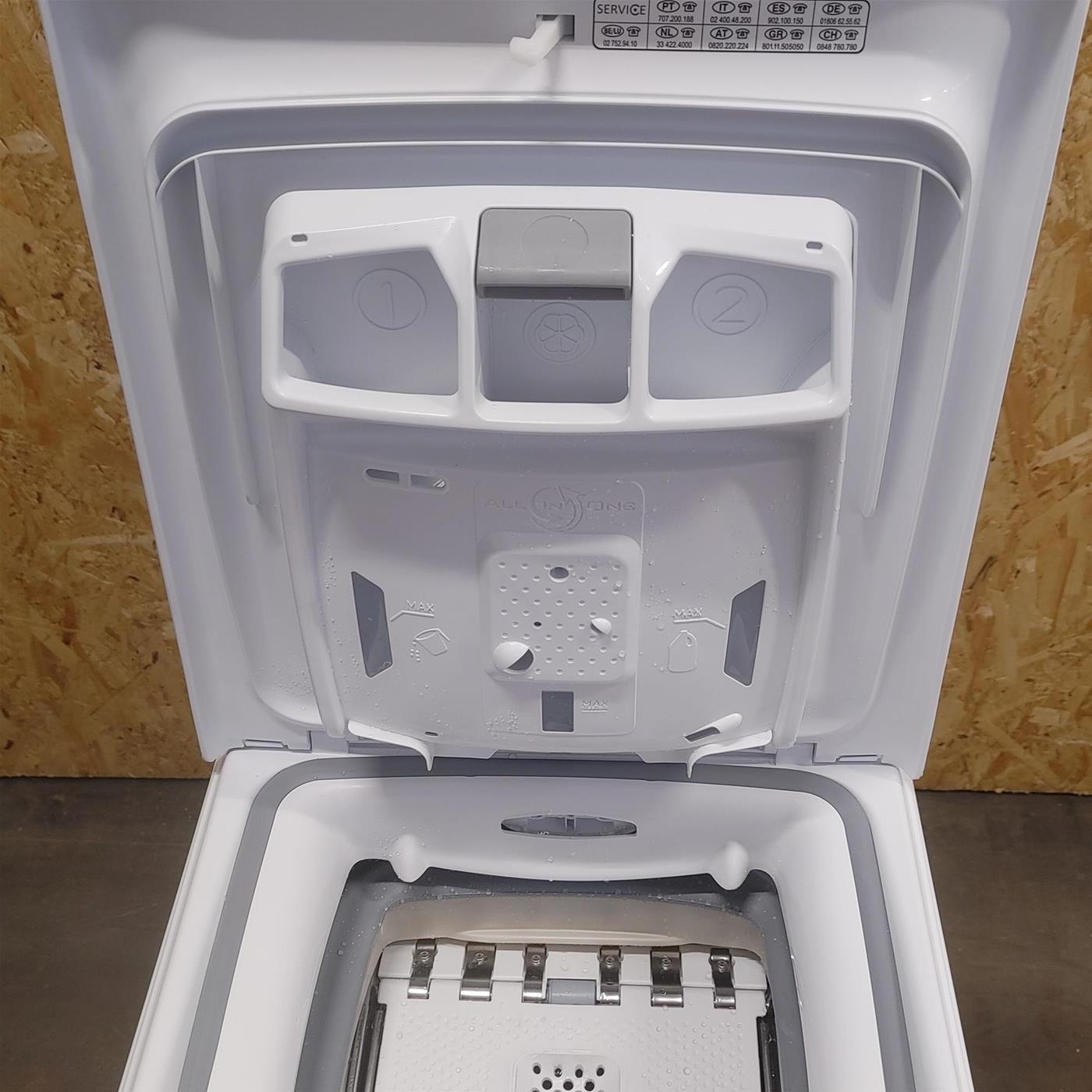 Hoover H-WASH 300 PLUS Lavatrice Carica dall’alto 8kg, Classe A, 1200 giri, Bianco, H3TM28TAMC5/1-11