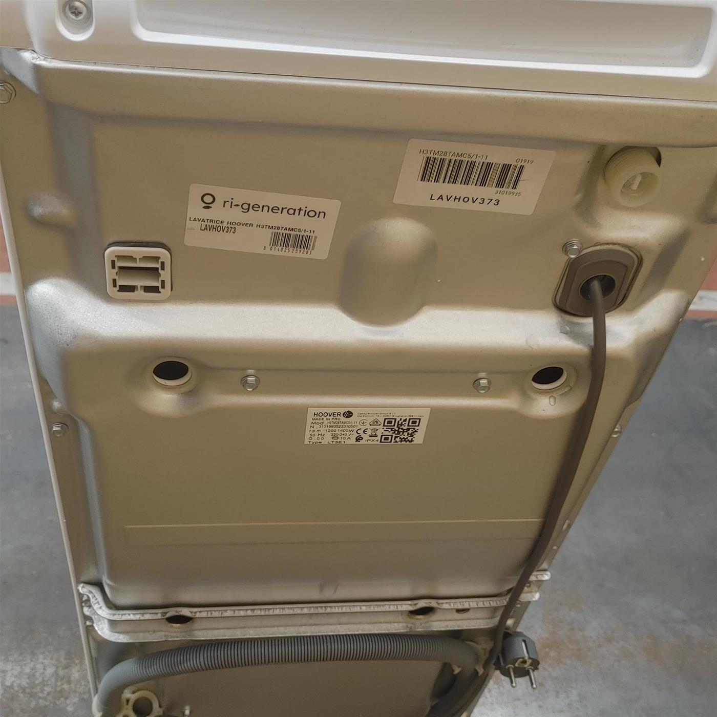 Hoover H-WASH 300 PLUS Lavatrice Carica dall’alto 8kg, Classe A, 1200 giri, Bianco, H3TM28TAMC5/1-11