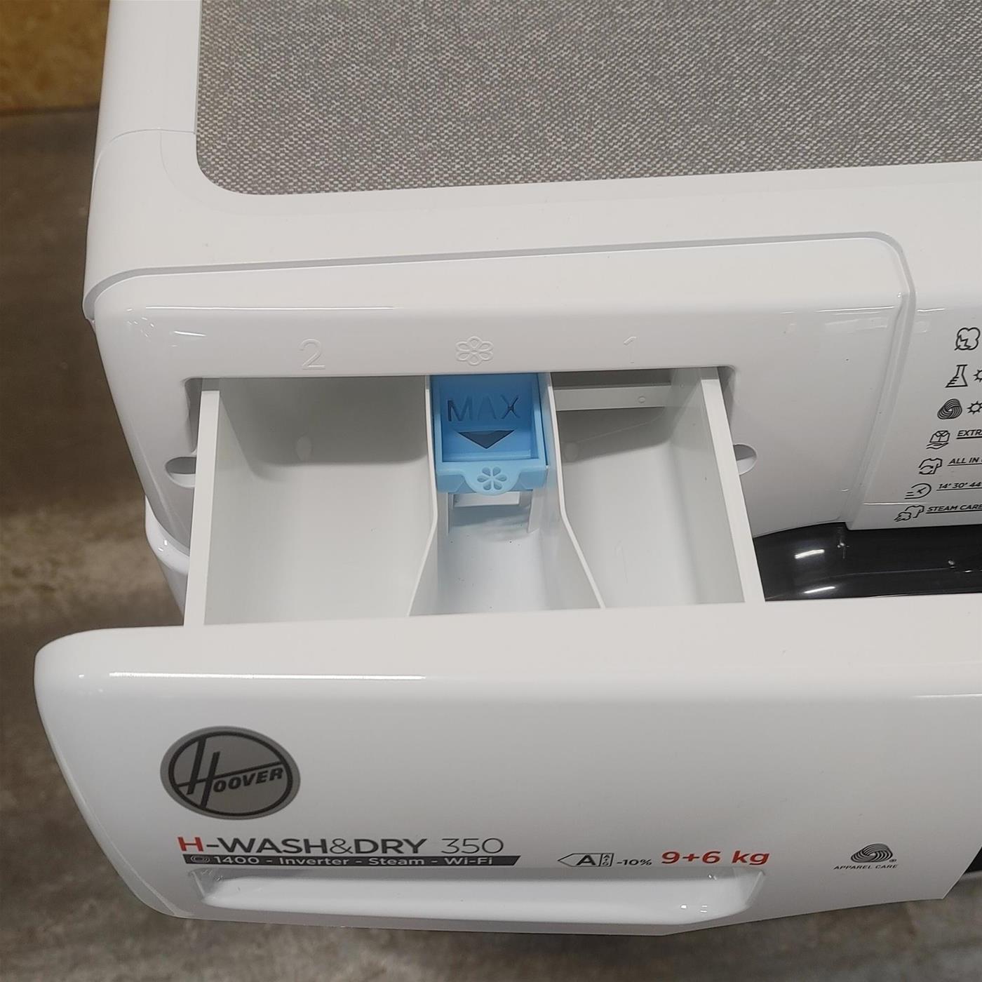 Hoover H-WASH&DRY 350 H3DPS4966TAMB6-S lavasciuga Libera installazione Caricamento frontale Bianco D