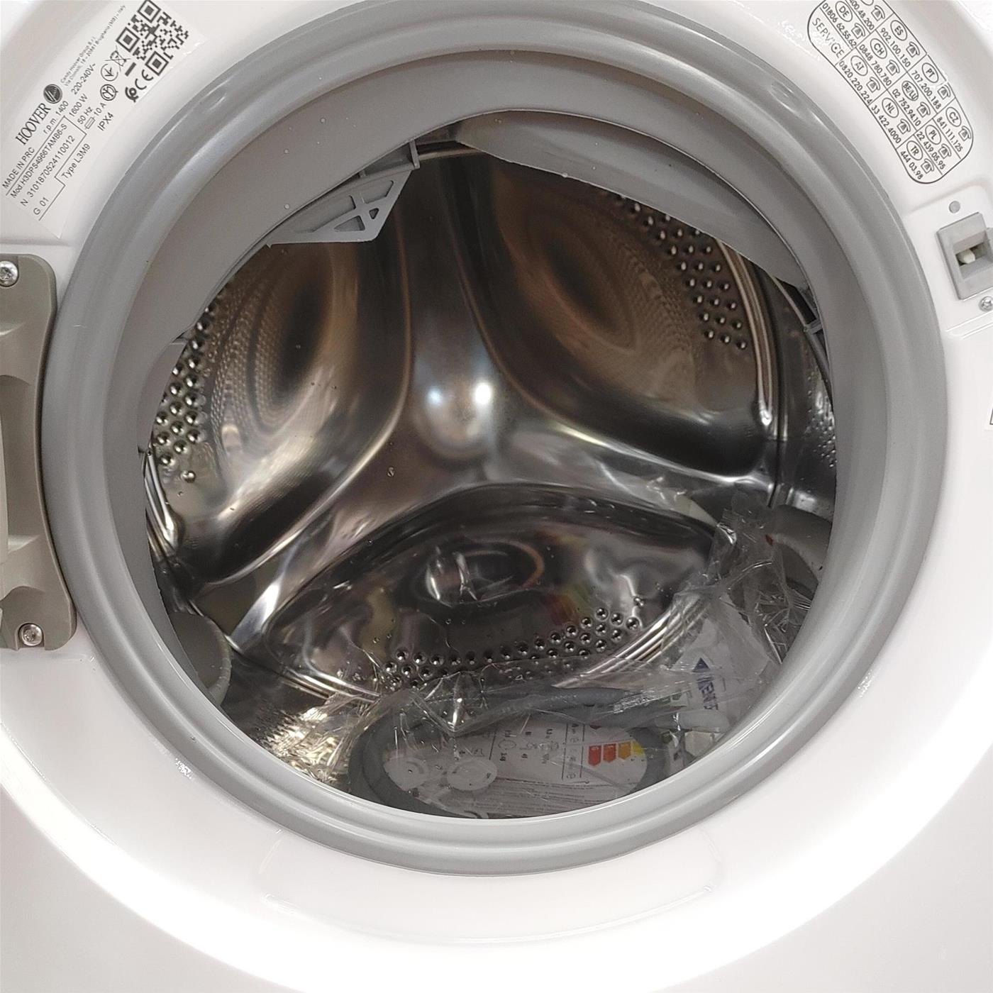 Hoover H-WASH&DRY 350 H3DPS4966TAMB6-S lavasciuga Libera installazione Caricamento frontale Bianco D