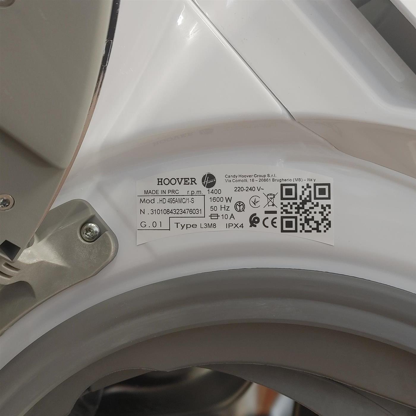 Hoover H-WASH&DRY 500 HD 495AMC/1-S lavasciuga 9/5 Kg D