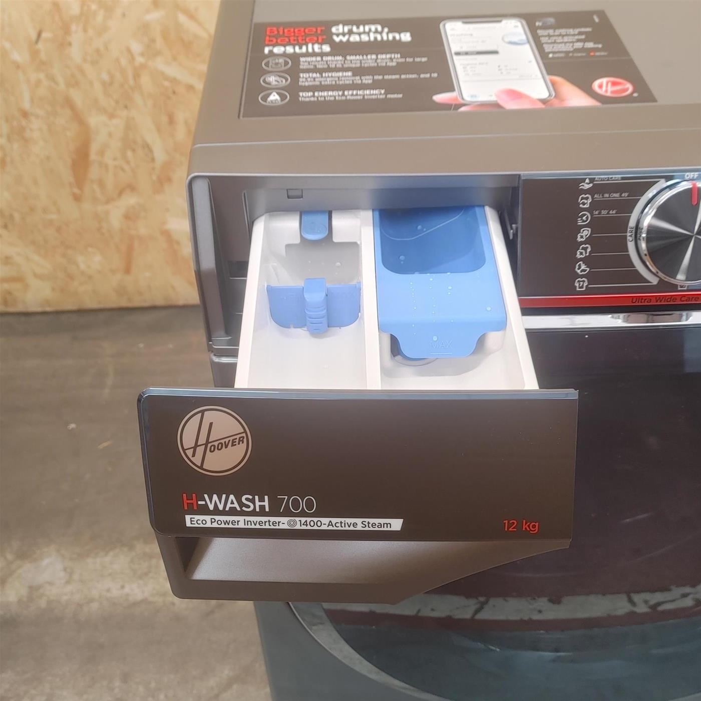 Lavatrice Hoover H-WASH 700 H7W 412MBCR8-S Carica frontale 12 kg 1400 giri Antracite