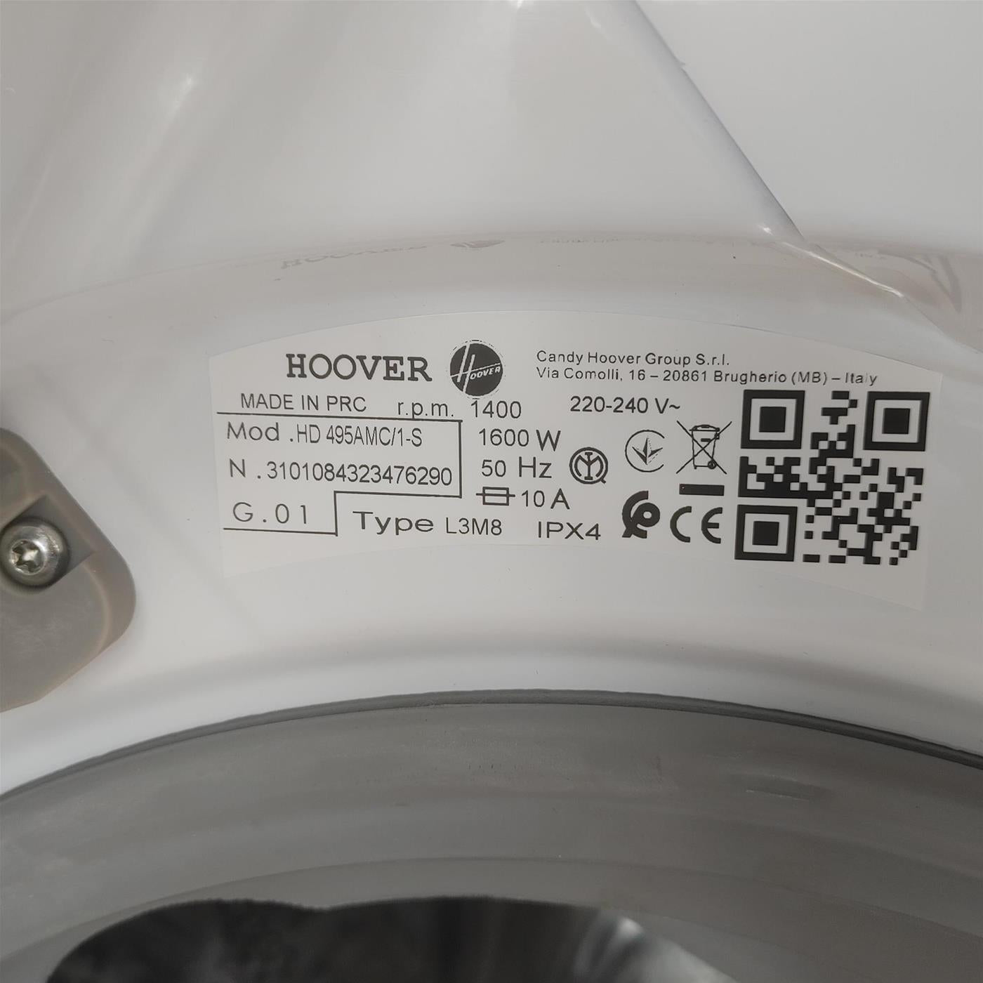 Hoover H-WASH&DRY 500 HD 495AMC/1-S lavasciuga 9/5 Kg D