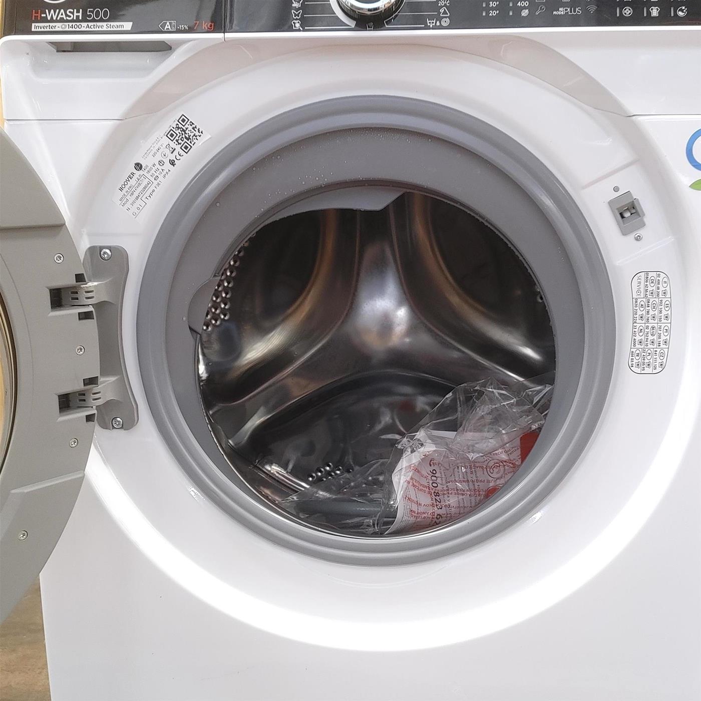 Lavatrice Hoover H-WASH 500 HWP4 47AMBC7/1-S Carica frontale 7 kg 1400 giri Bianco