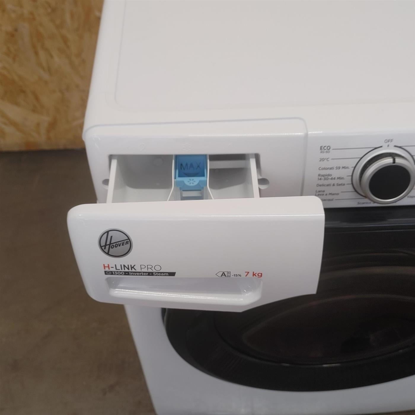 Lavatrice Hoover HPS4374DAMB7-11 Carica frontale 7 kg 1300 giri Bianco