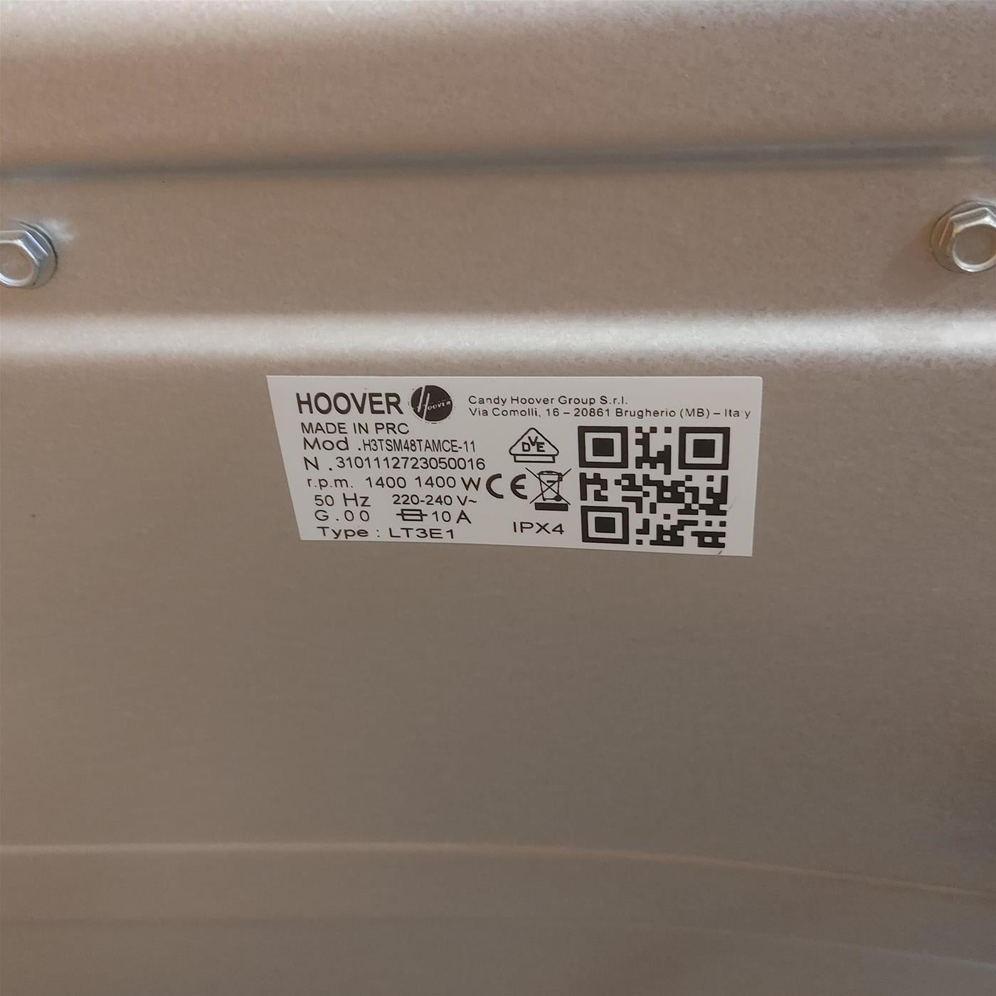 Lavatrice Hoover H-WASH 300 PLUS H3TSM48TAMCE-11 8 Kg