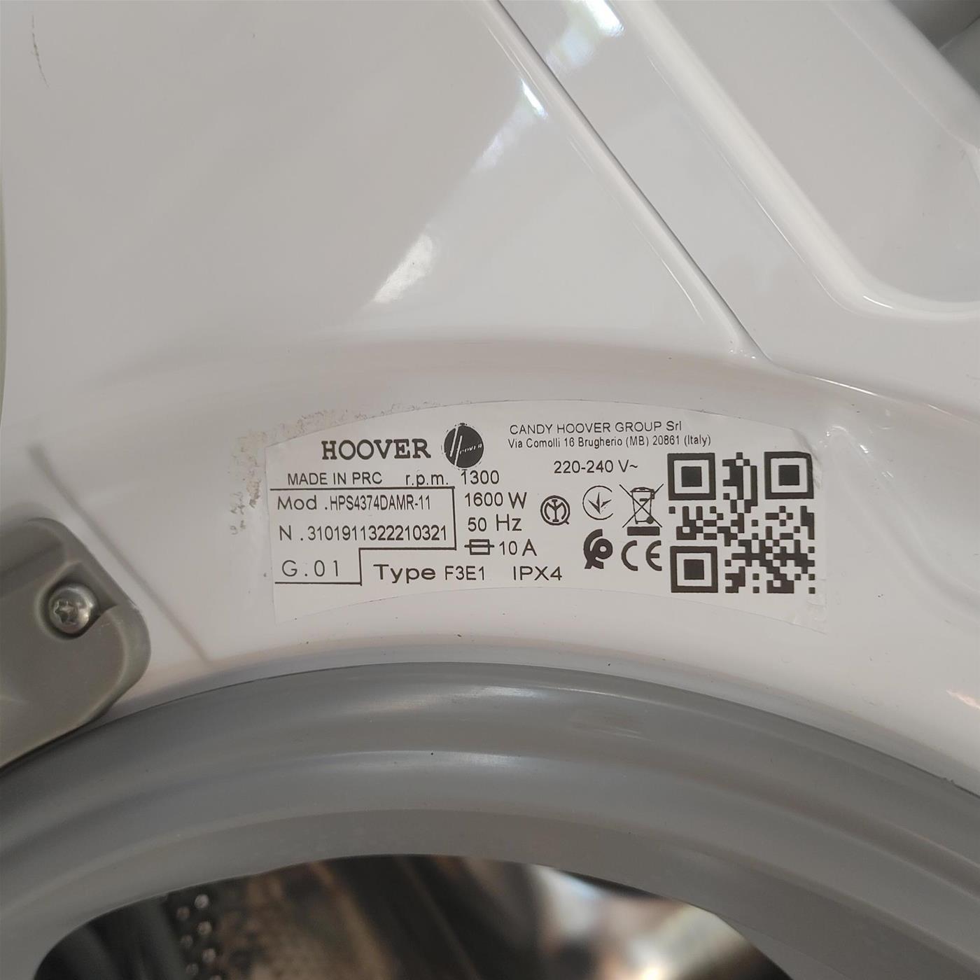 Lavatrice Hoover H-WASH 550 H5WPB447AMBC/1-S 7 Kg