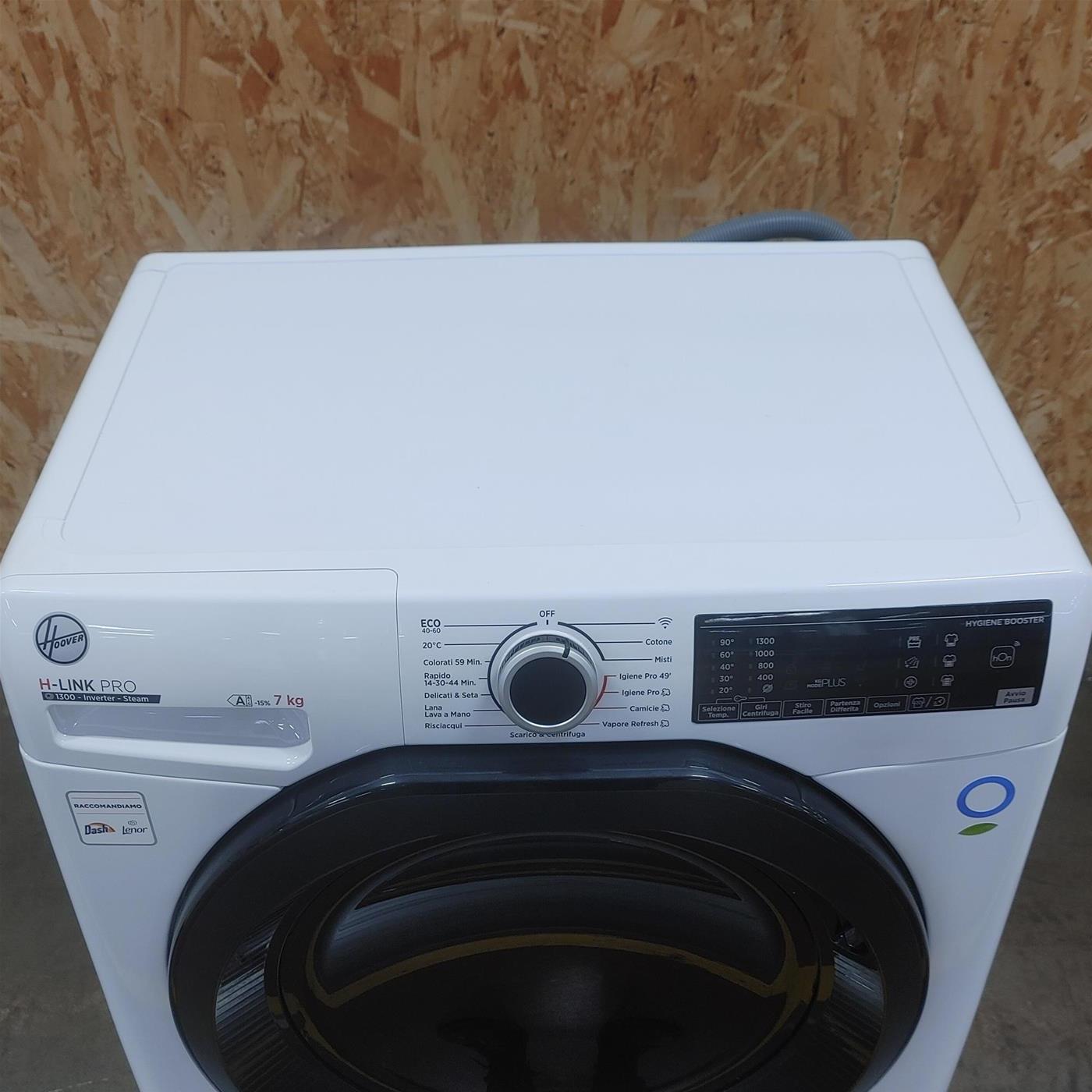 Lavatrice Slim Hoover H-LINK PRO HPS4374DAMB7-11 7 Kg