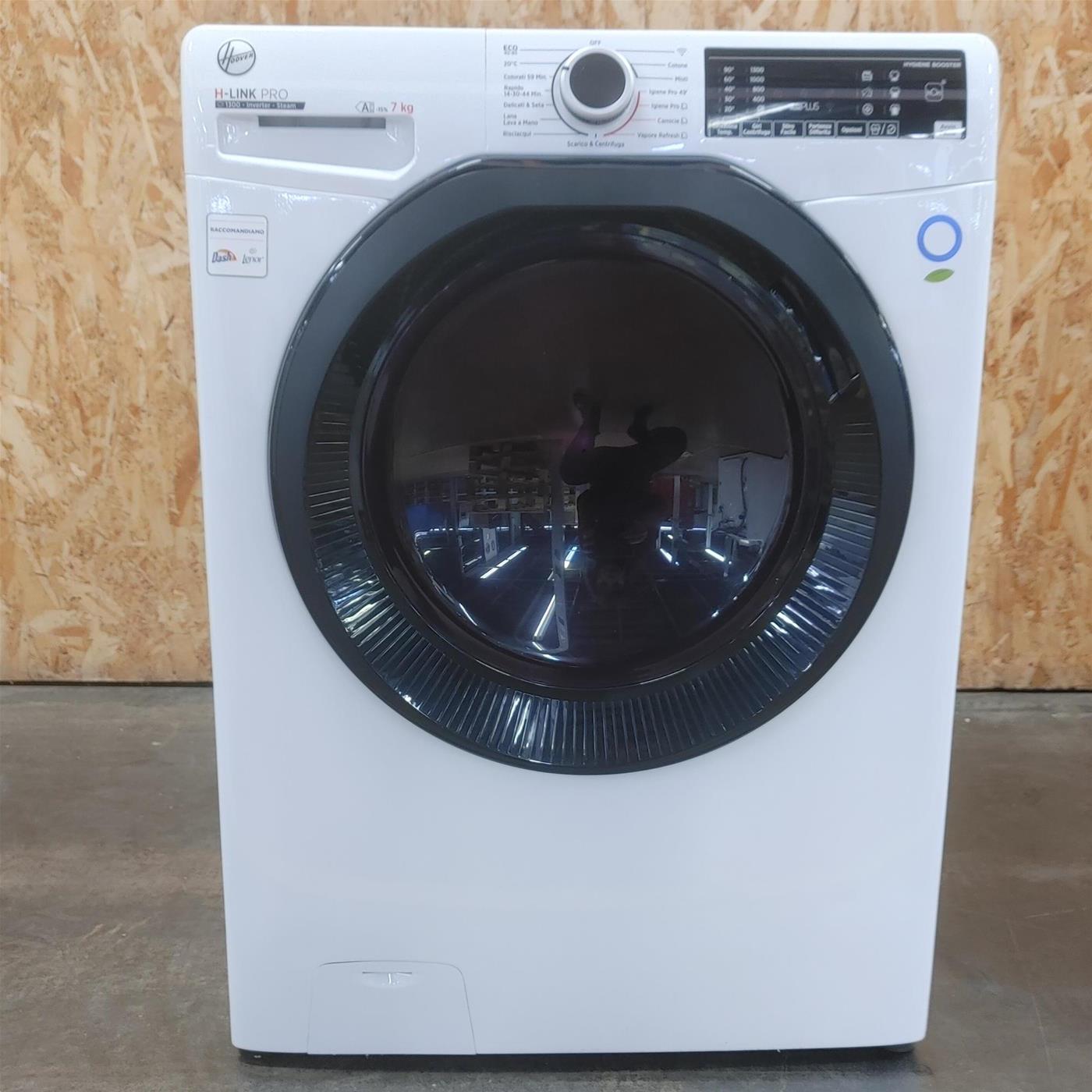 Lavatrice Slim Hoover H-LINK PRO HPS4374DAMB7-11 7 Kg