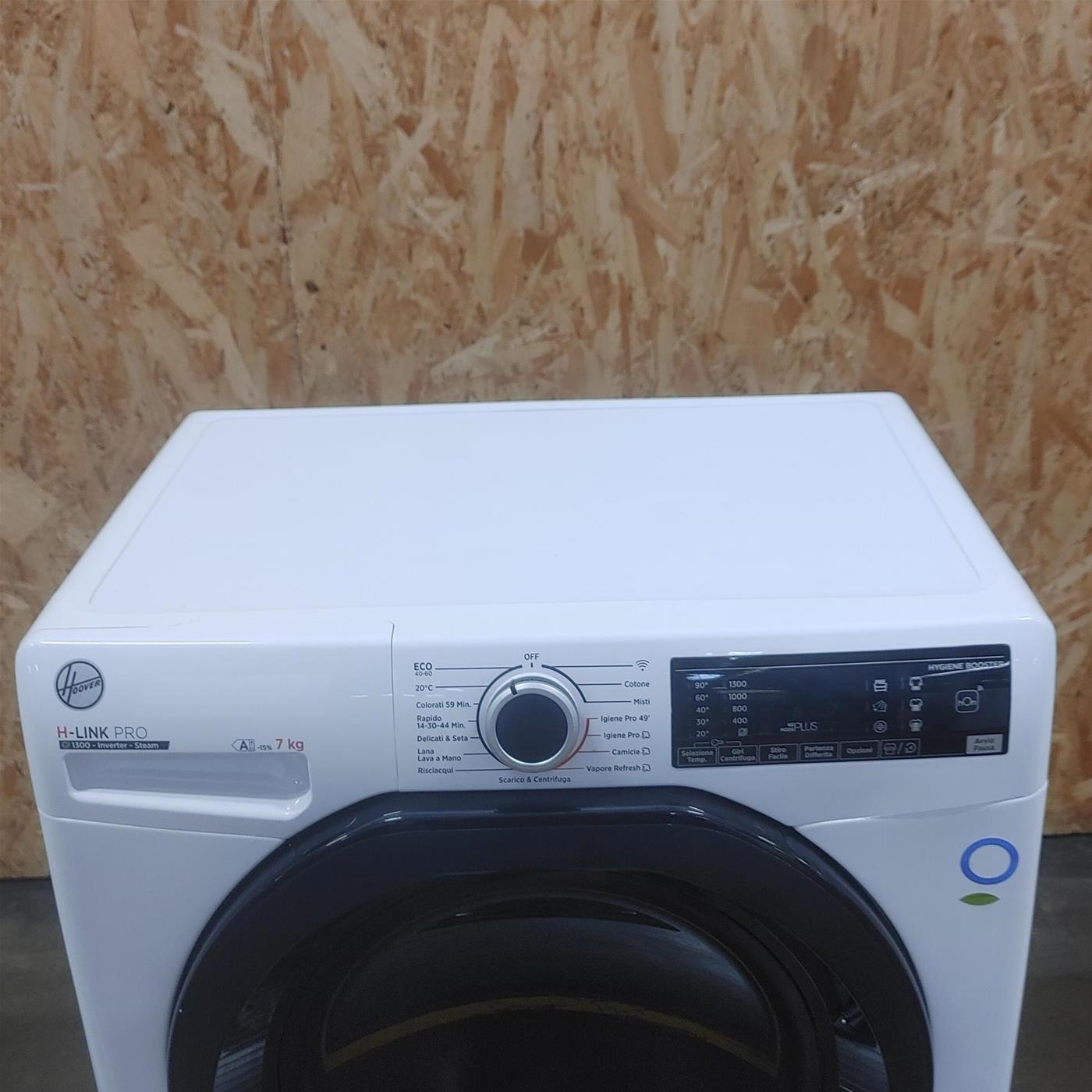 Lavatrice Slim Hoover H-LINK PRO HPS4374DAMB7-11 7 Kg