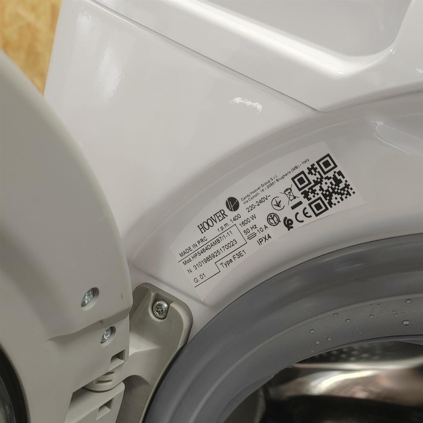 Lavatrice Hoover LINK PRO HPS484DAMB7/1-11 Classe A 8 Kg