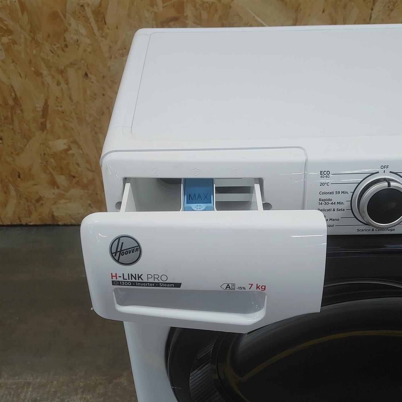 Lavatrice Slim Hoover H-LINK PRO HPS4374DAMB7-11 7 Kg