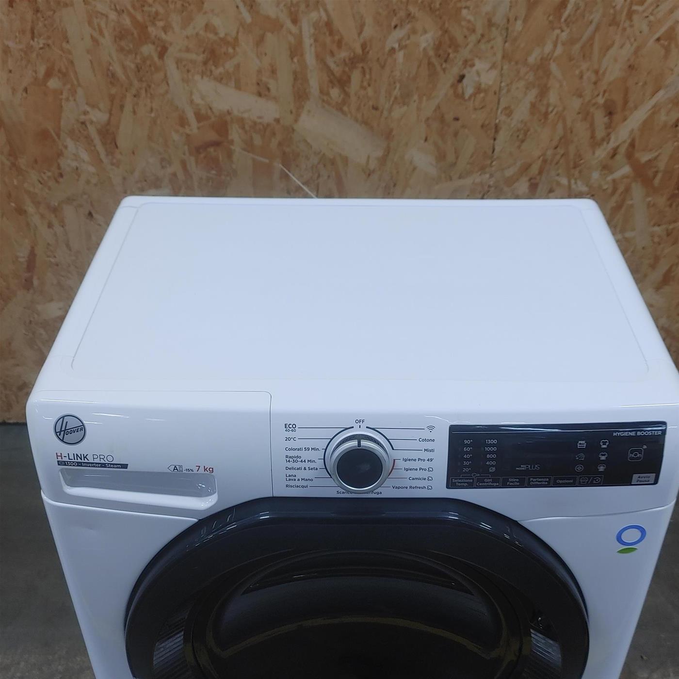 Lavatrice Slim Hoover H-LINK PRO HPS4374DAMB7-11 7 Kg