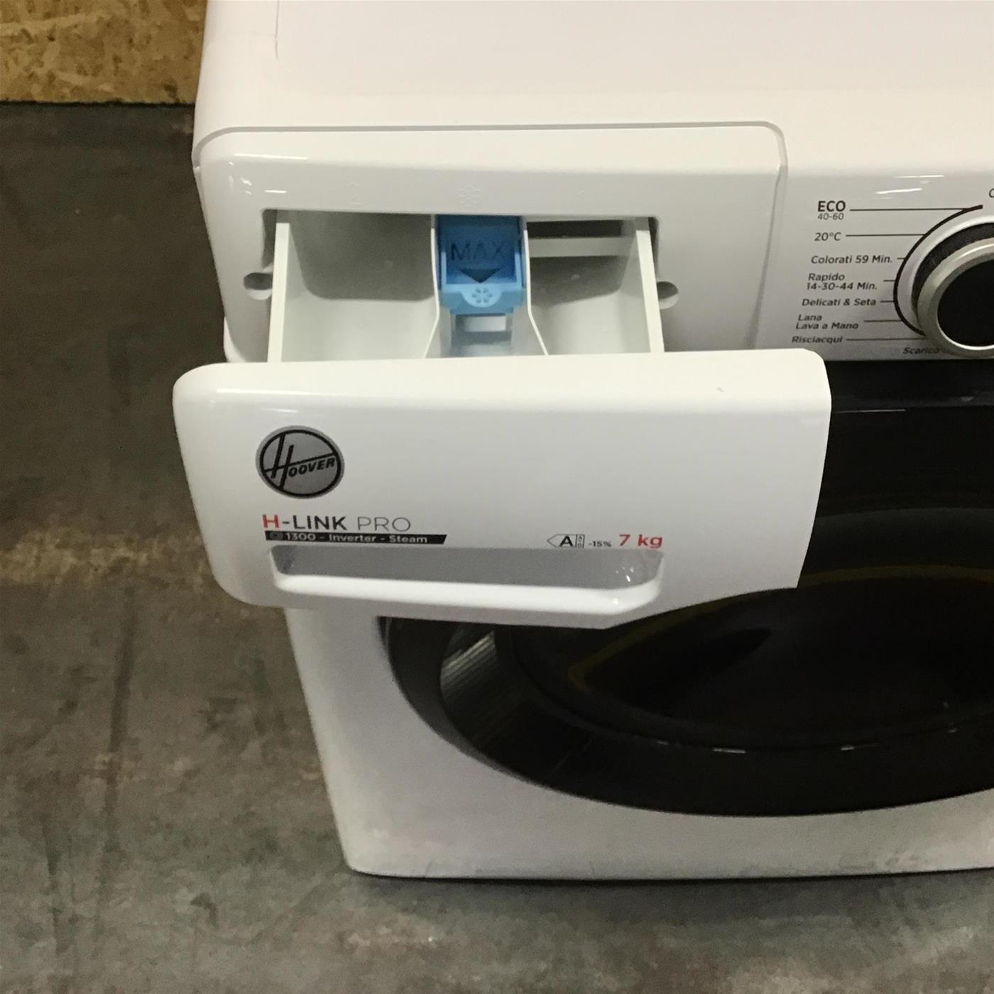 Lavatrice Slim Hoover H-LINK PRO HPS4374DAMB7-11 7 Kg