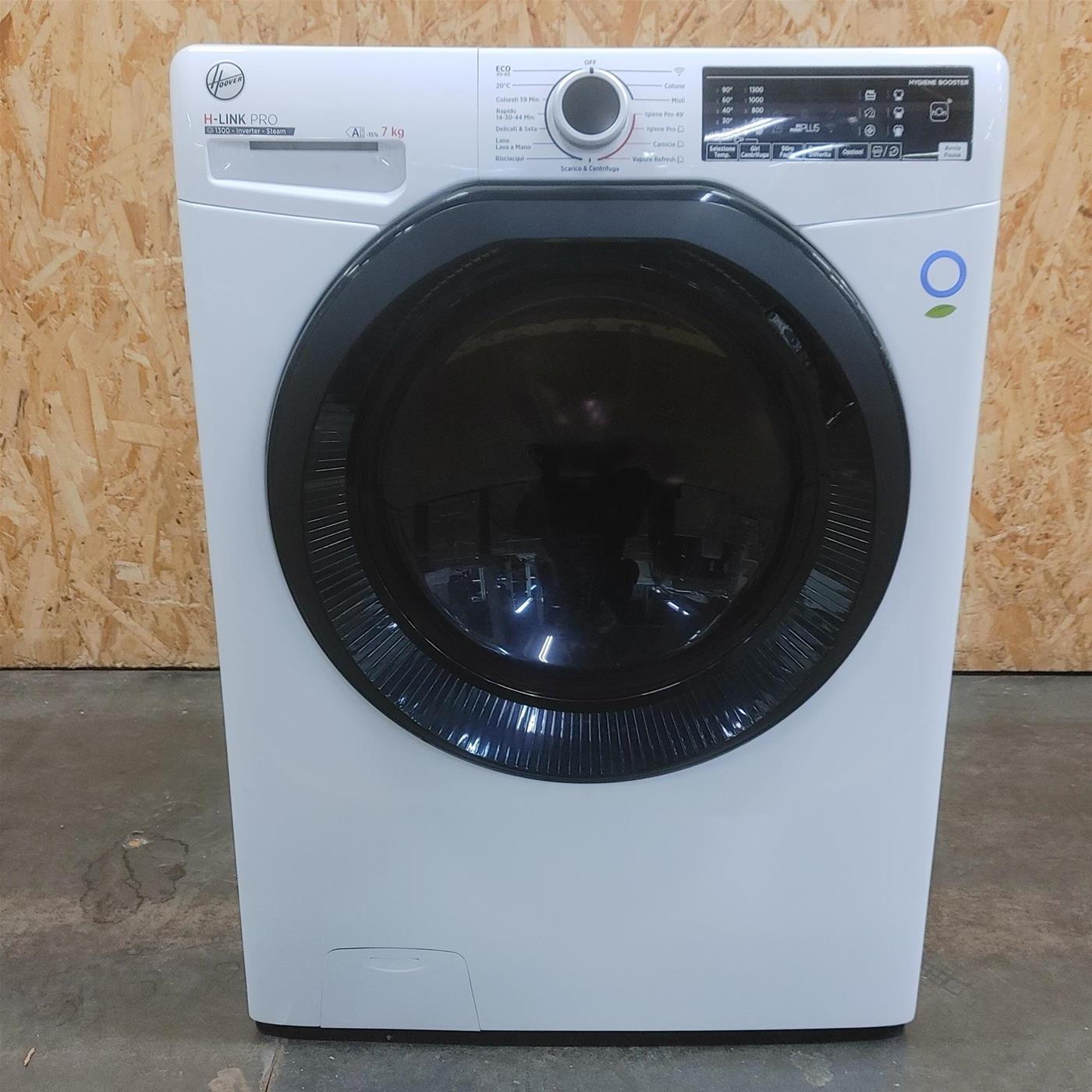 Lavatrice Slim Hoover H-LINK PRO HPS4374DAMB7-11 7 Kg