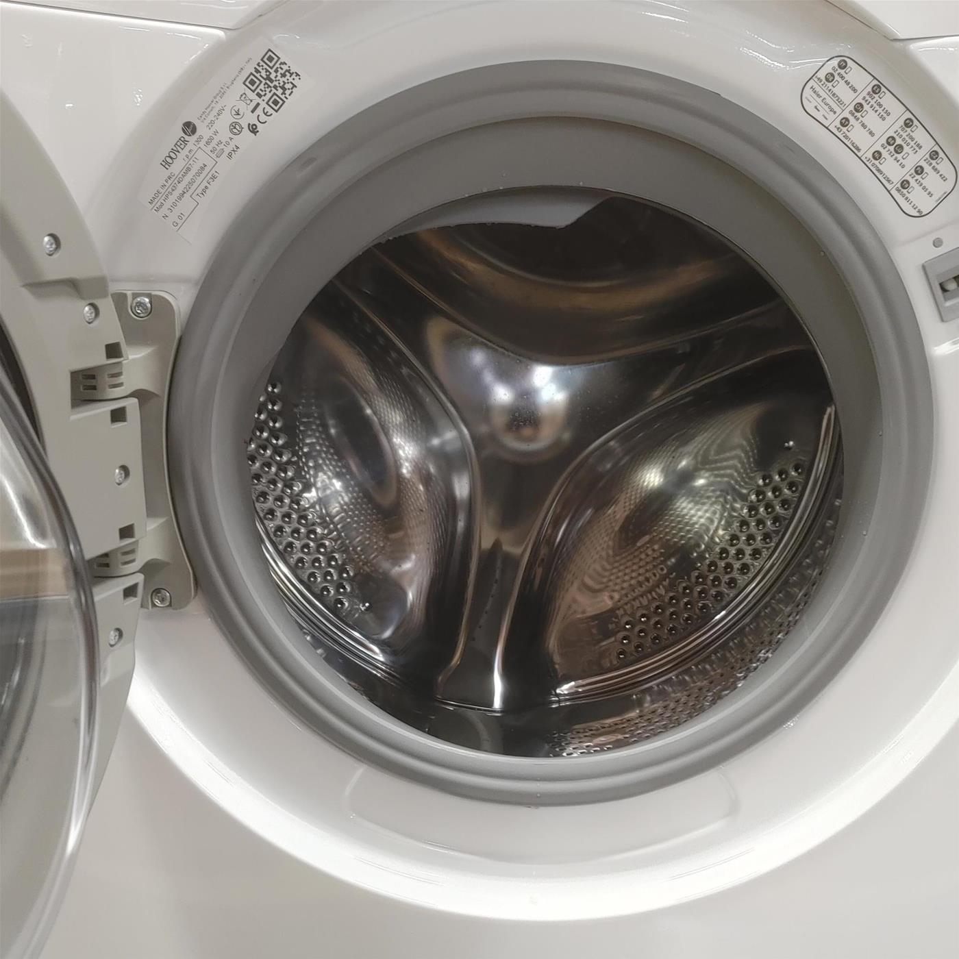 Lavatrice Slim Hoover H-LINK PRO HPS4374DAMB7-11 7 Kg