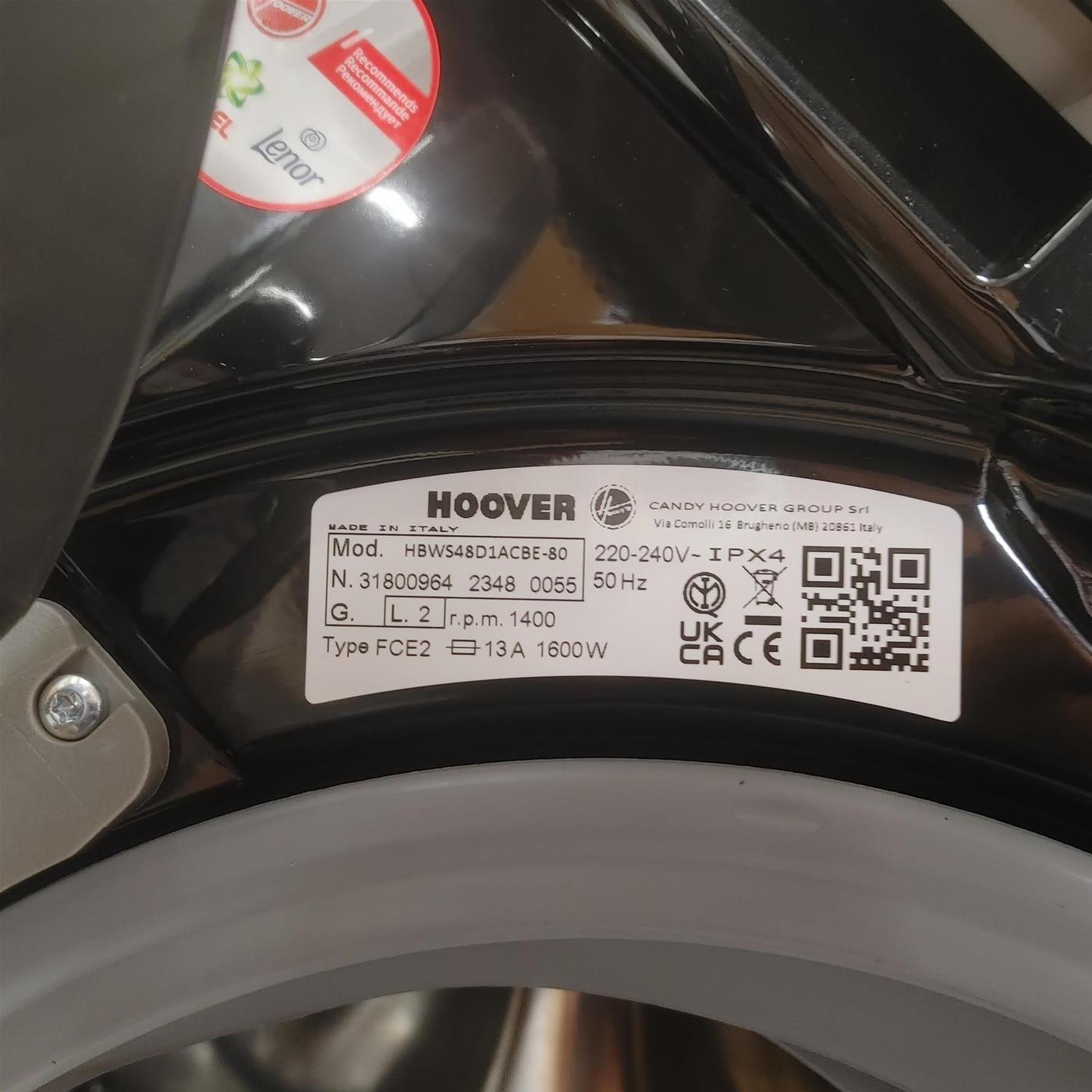 Lavatrice Hoover H-WASH 300 LITE HBWS48D1ACBE/80 8 Kg