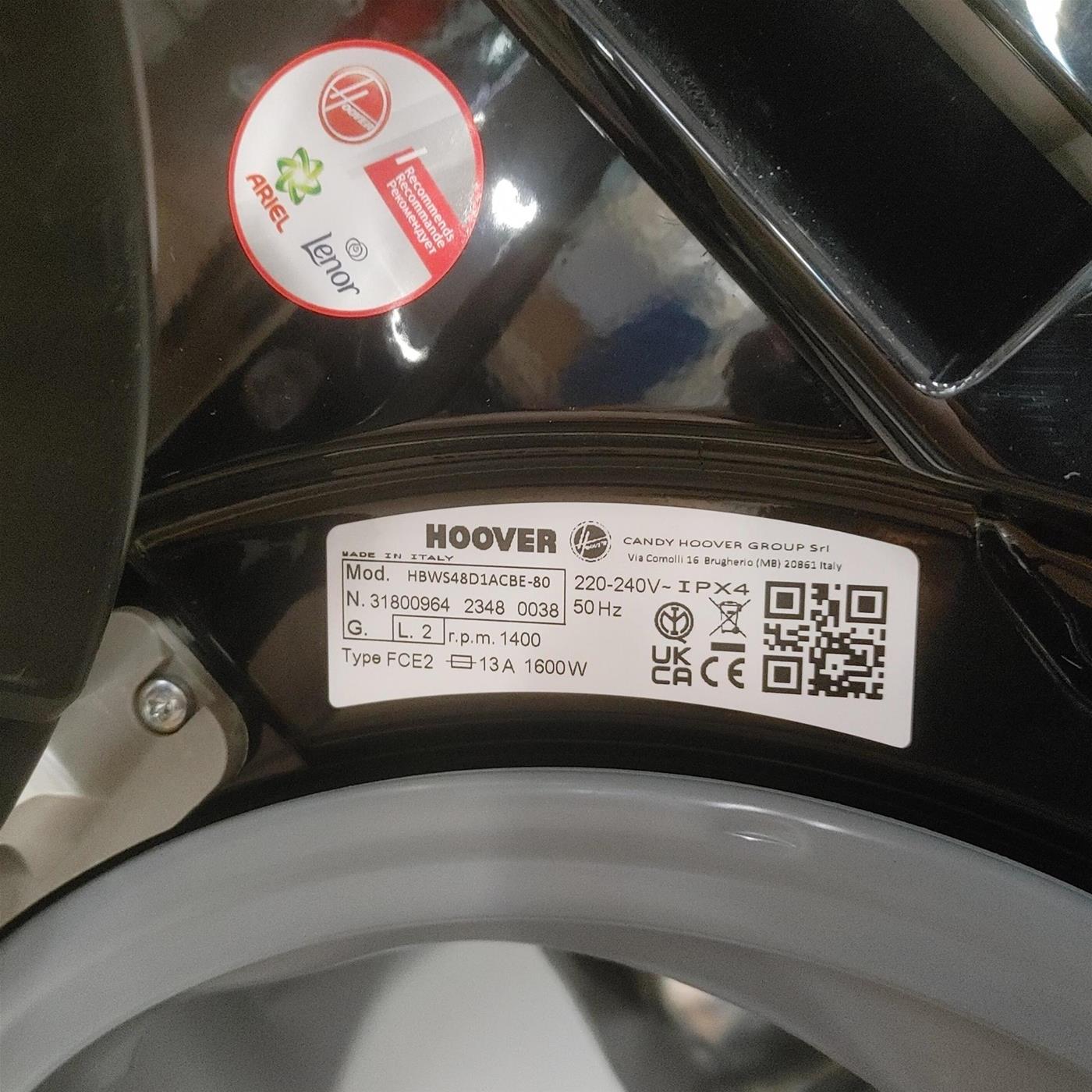 Lavatrice Hoover H-WASH 300 LITE HBWS48D1ACBE/80 8 Kg