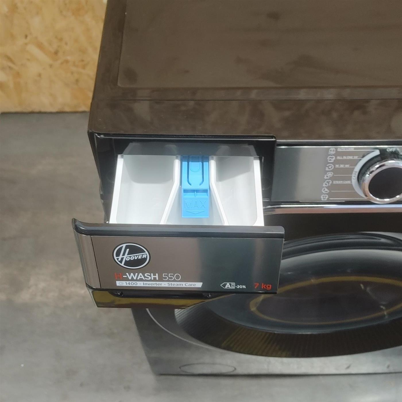 Lavatrice Slim Hoover H5WPB447 AMBCB8-S H-WASH 550 Classe A 7 Kg