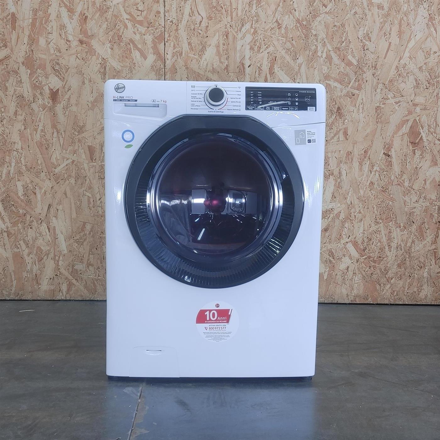 Lavatrice Slim Hoover H-LINK PRO HPS4374DAMB7-11 7 Kg