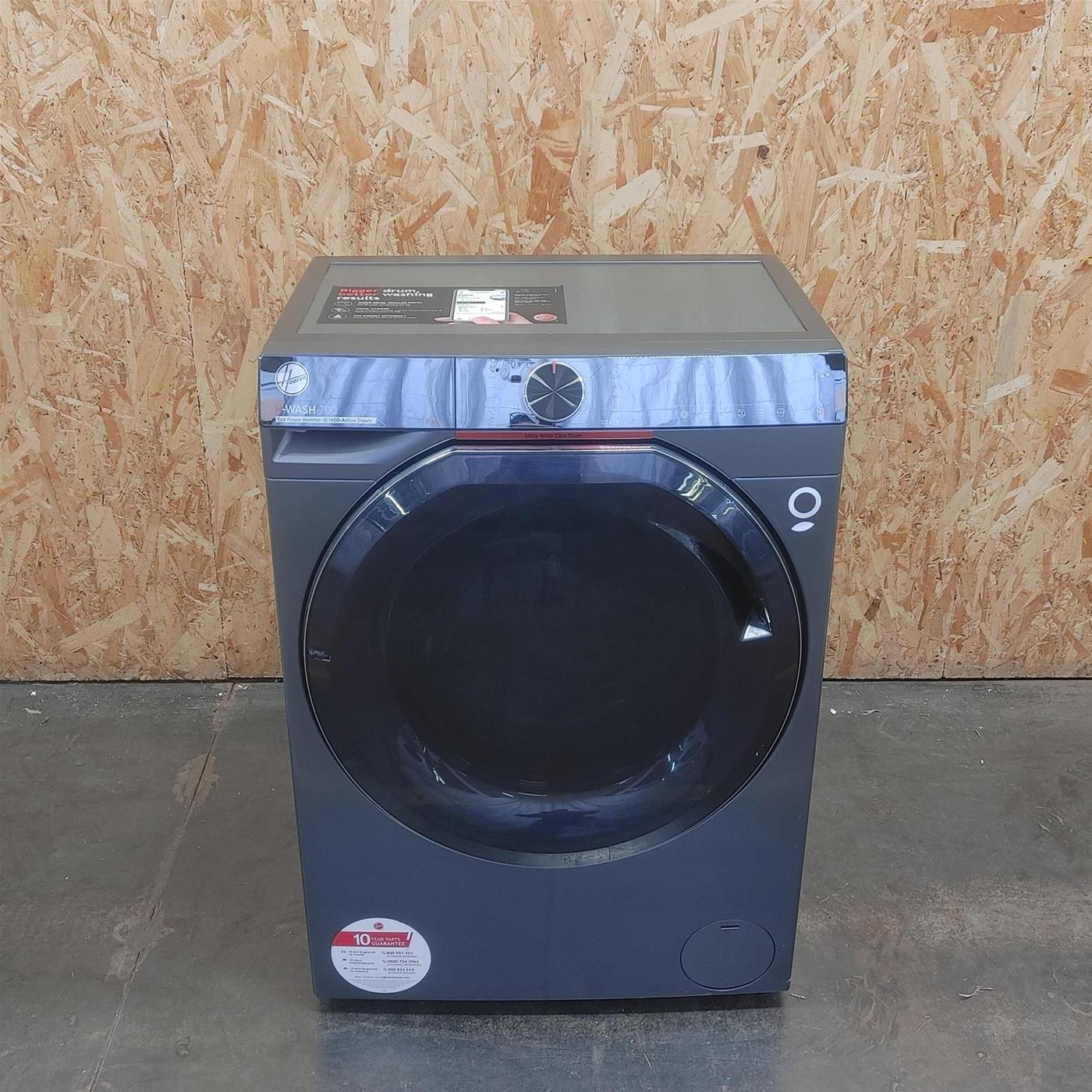 Lavatrice Slim Hoover H-WASH 700 H7W4 48MBCR6-S Inverter, Wi-Fi Classe A 8 Kg