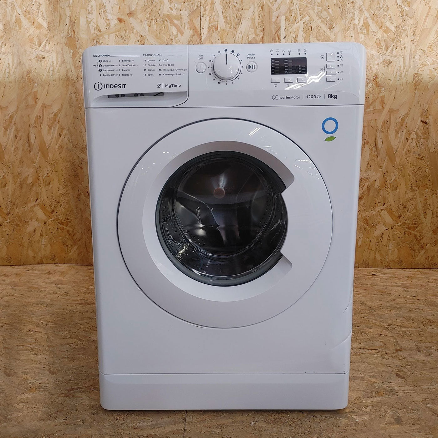 Indesit MTWA 81283 W EU lavatrice Caricamento frontale 8 kg 1200 Giri/min D Bianco