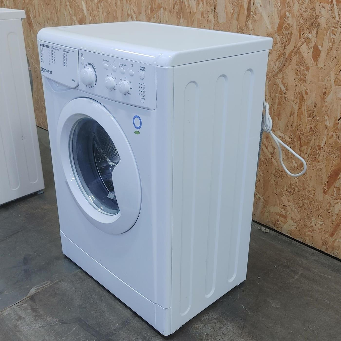 INDESIT Lavatrice Slim EWSC61251WEUN 6 Kg Classe F Centrifuga 1200 giri