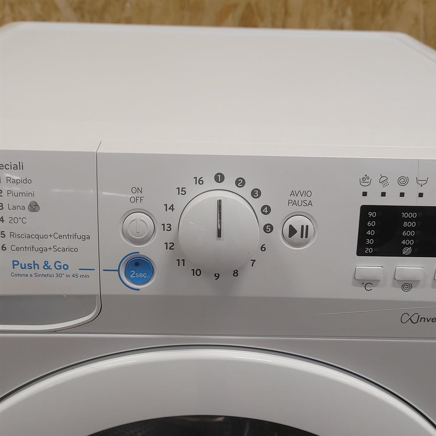 Lavatrice Indesit BWA 71283X W EU Carica frontale 7 kg 1200 giri Bianco