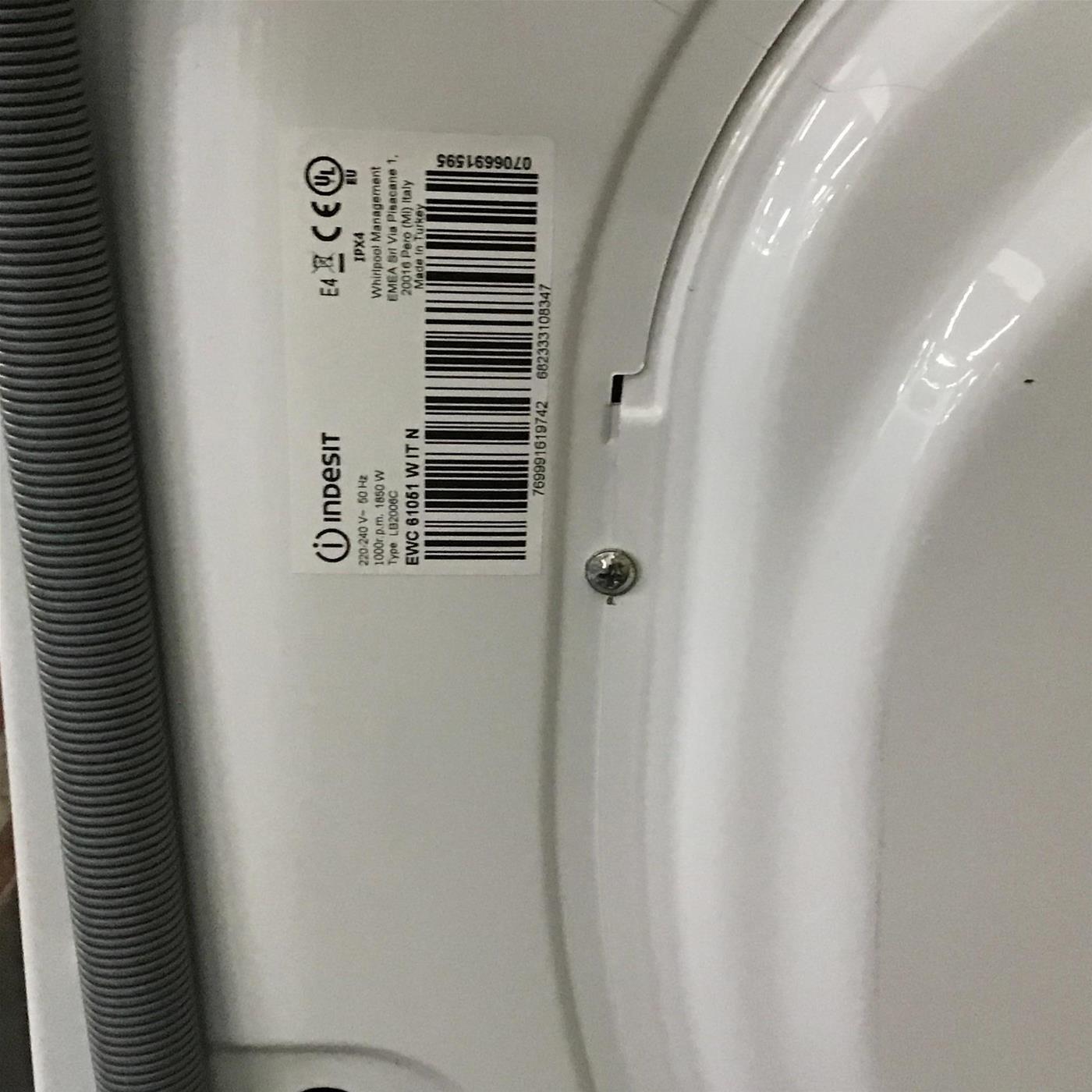 Lavatrice Indesit EWC61051WFR N 6 Kg
